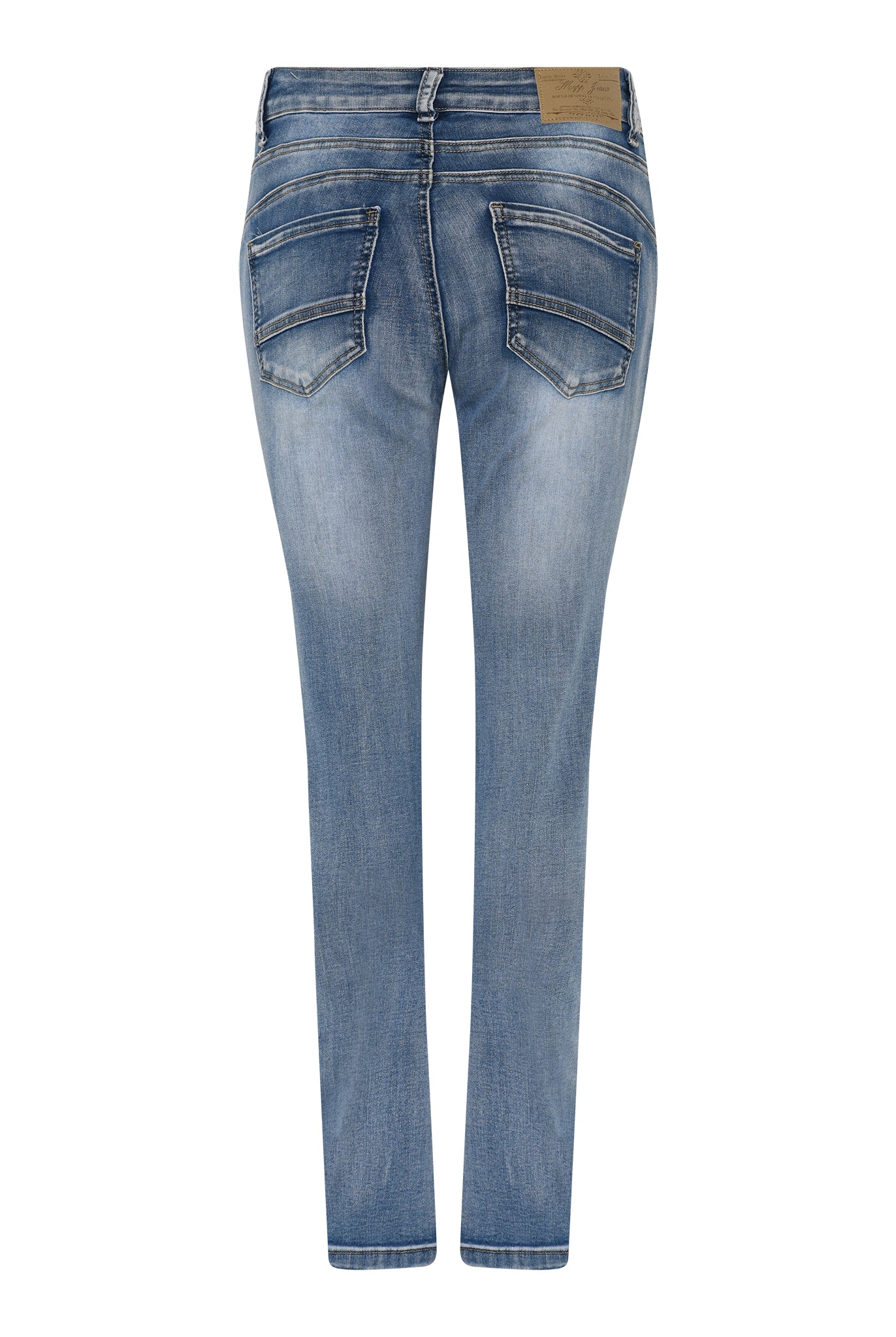 MAPP PATTI BUTTON DENIM JEANS DENIM/TWILL 9196 LIGHT BLUE USED