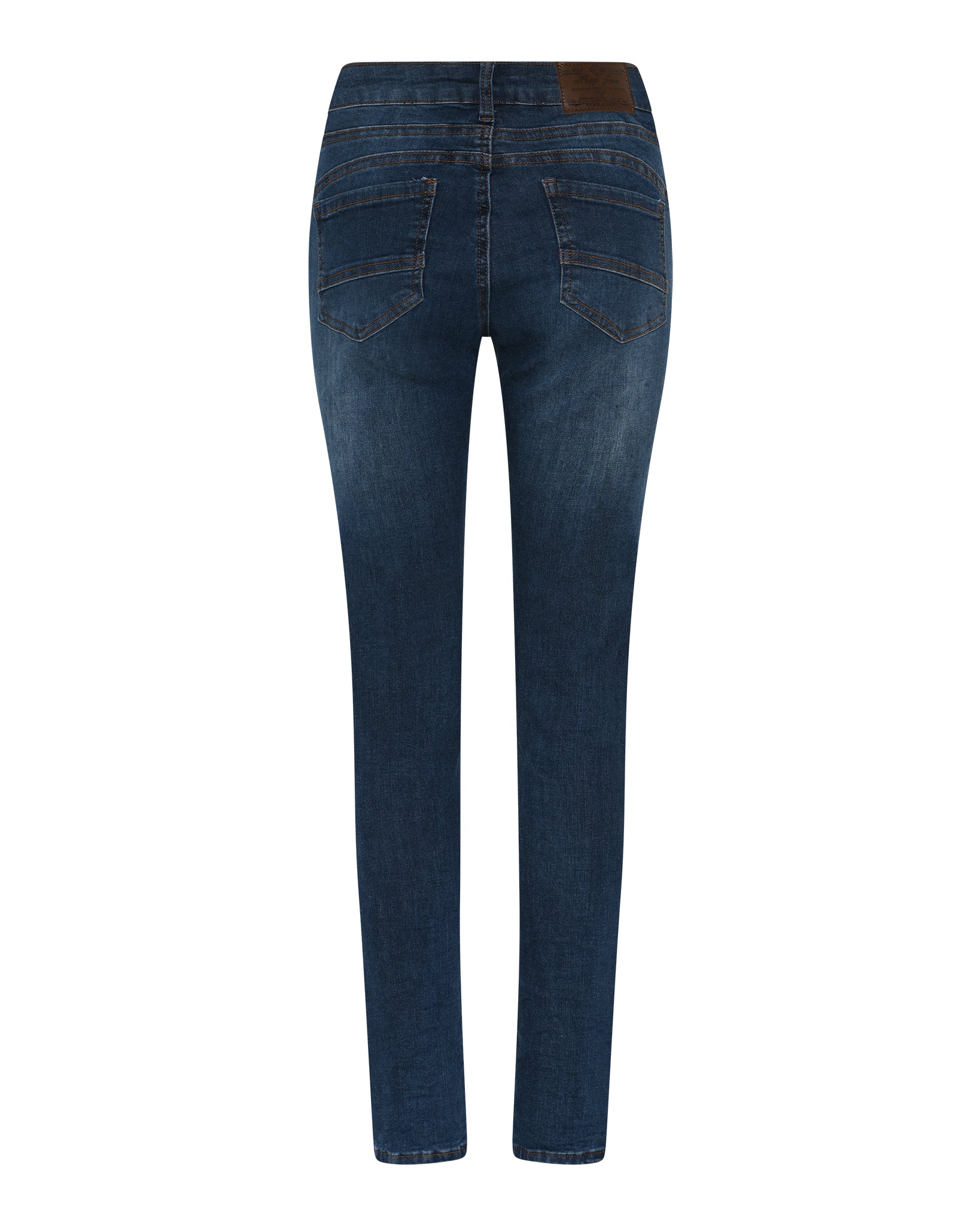 MAPP Patti Button Denim Jeans DENIM/TWILL 969699 DARK BLUE USED