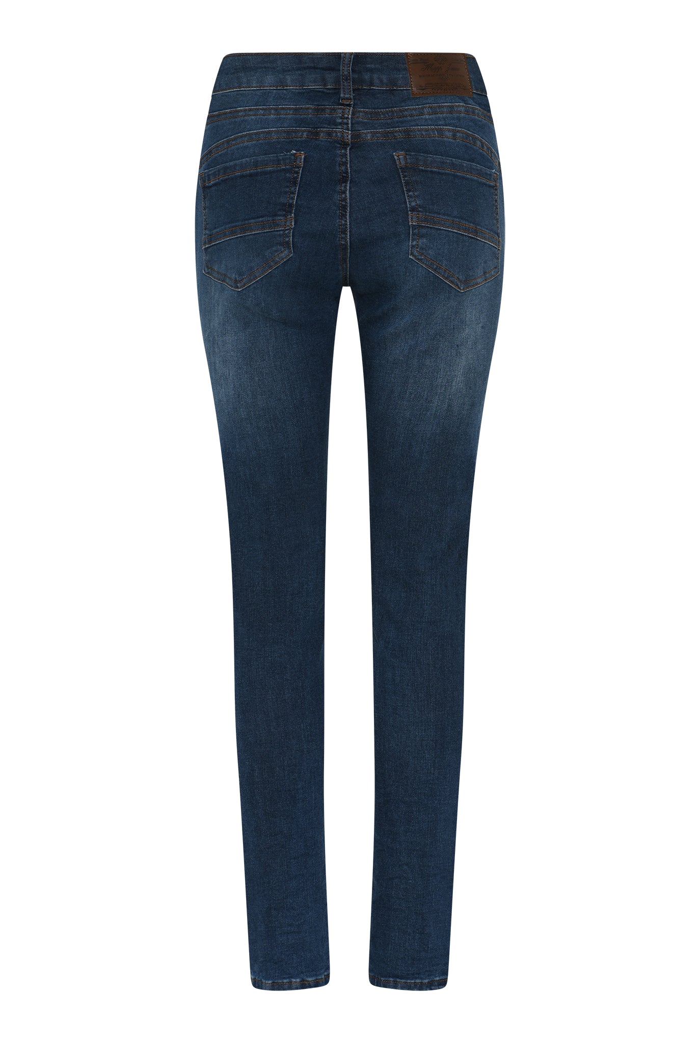 MAPP Patti Button Denim Jeans DENIM/TWILL 969699 DARK BLUE USED