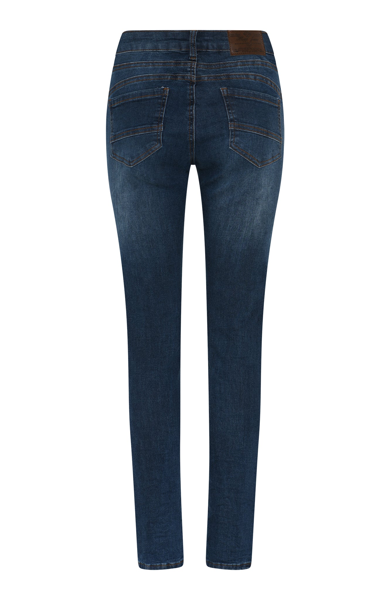 MAPP Patti Button Denim Jeans DENIM/TWILL 969699 DARK BLUE USED