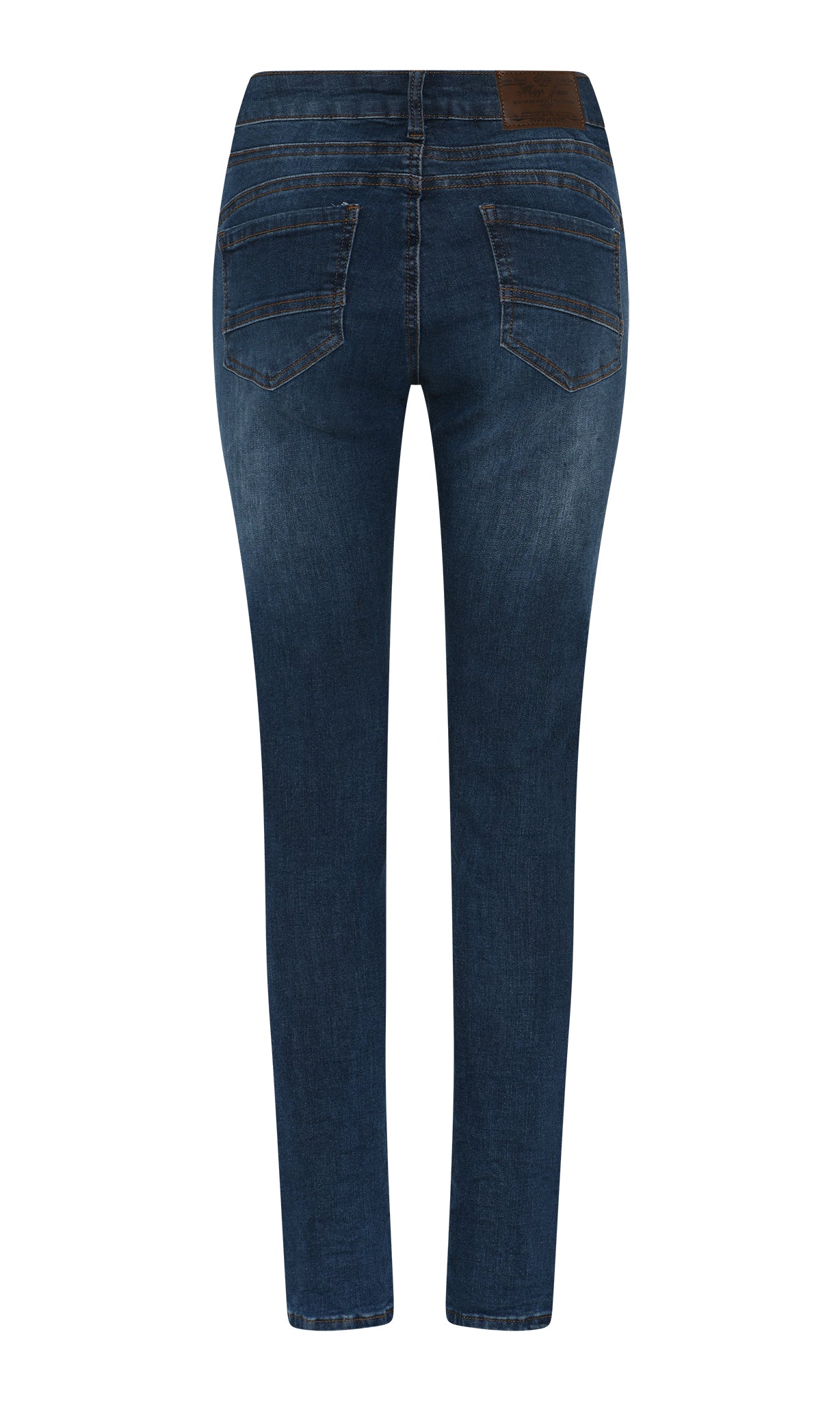 MAPP PATTI BUTTON DENIM JEANS DENIM/TWILL 969699 DARK BLUE USED