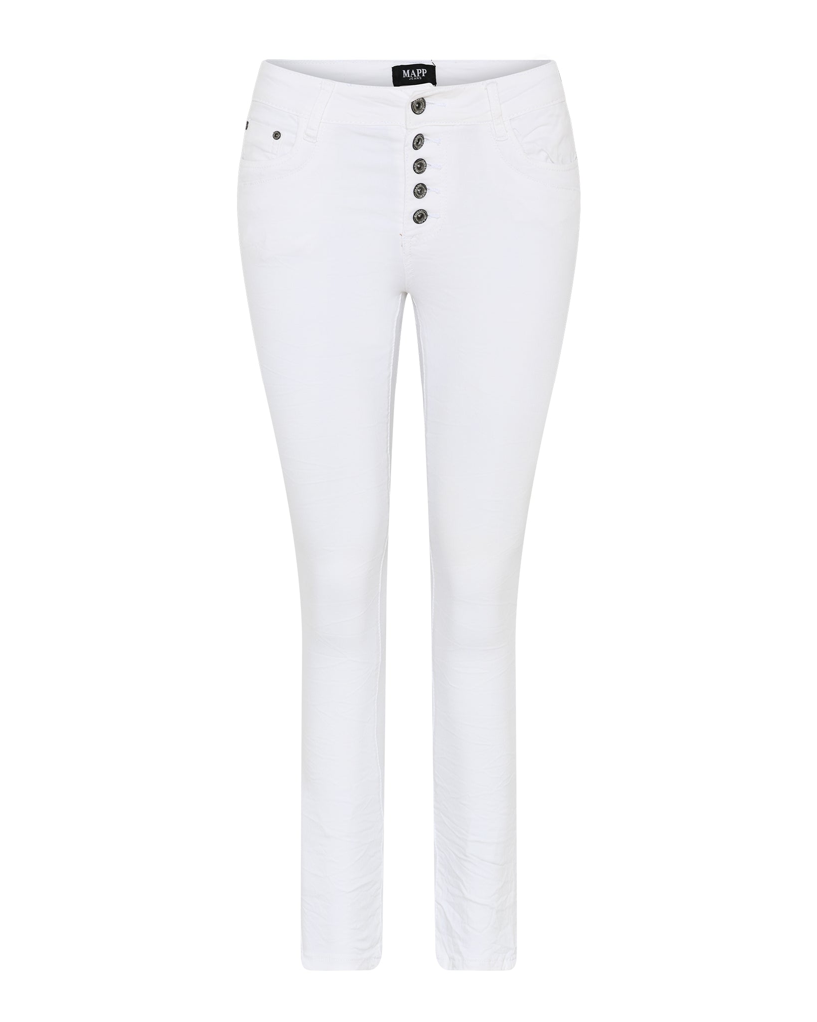 MAPP Patti Button Twill Jeans DENIM/TWILL 10 WHITE