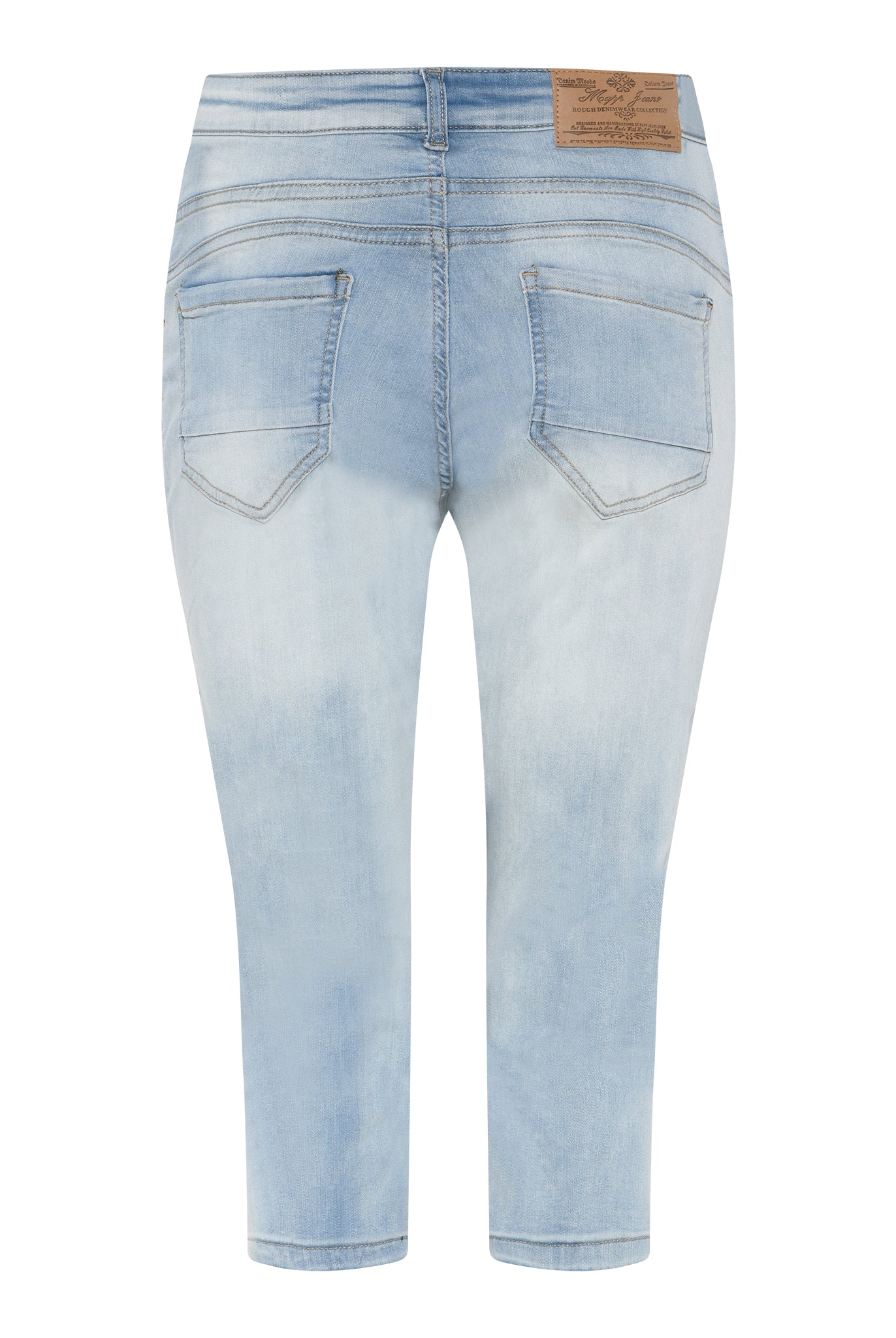 MAPP PATTI PIRATE BUTTON DENIM PANTS 3/4 909699 LT. BLUE USED