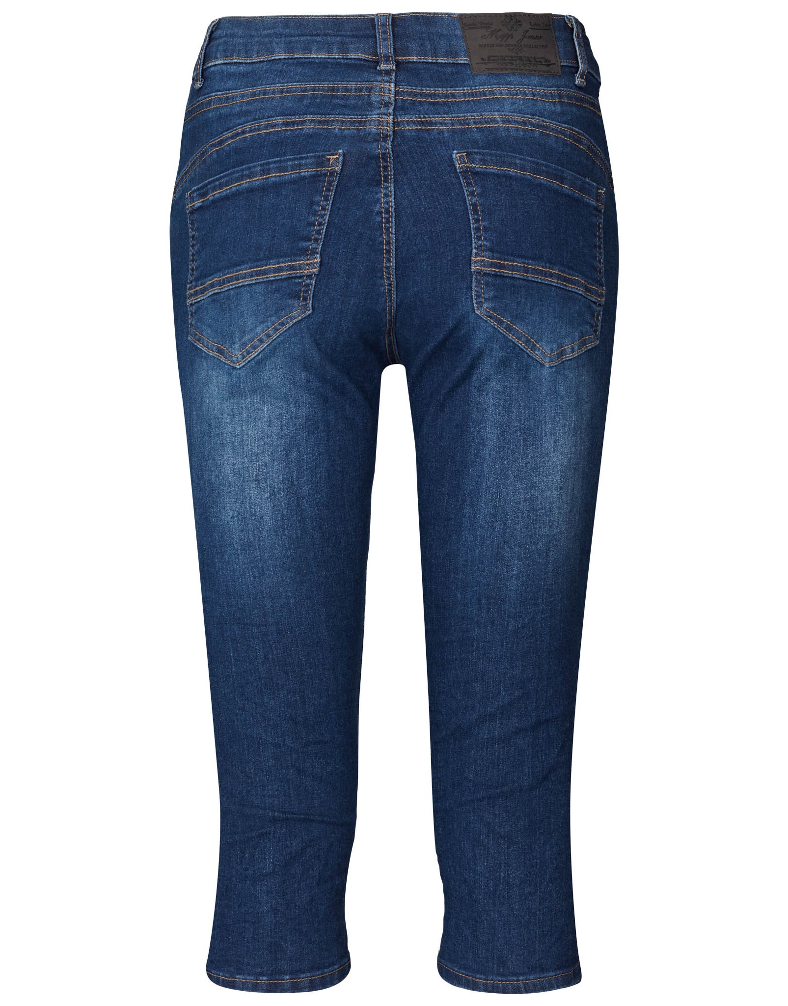 MAPP PATTI BUTTON DENIM PIRAT PANTS 3/4 939699 CLASSIC BLUE USED