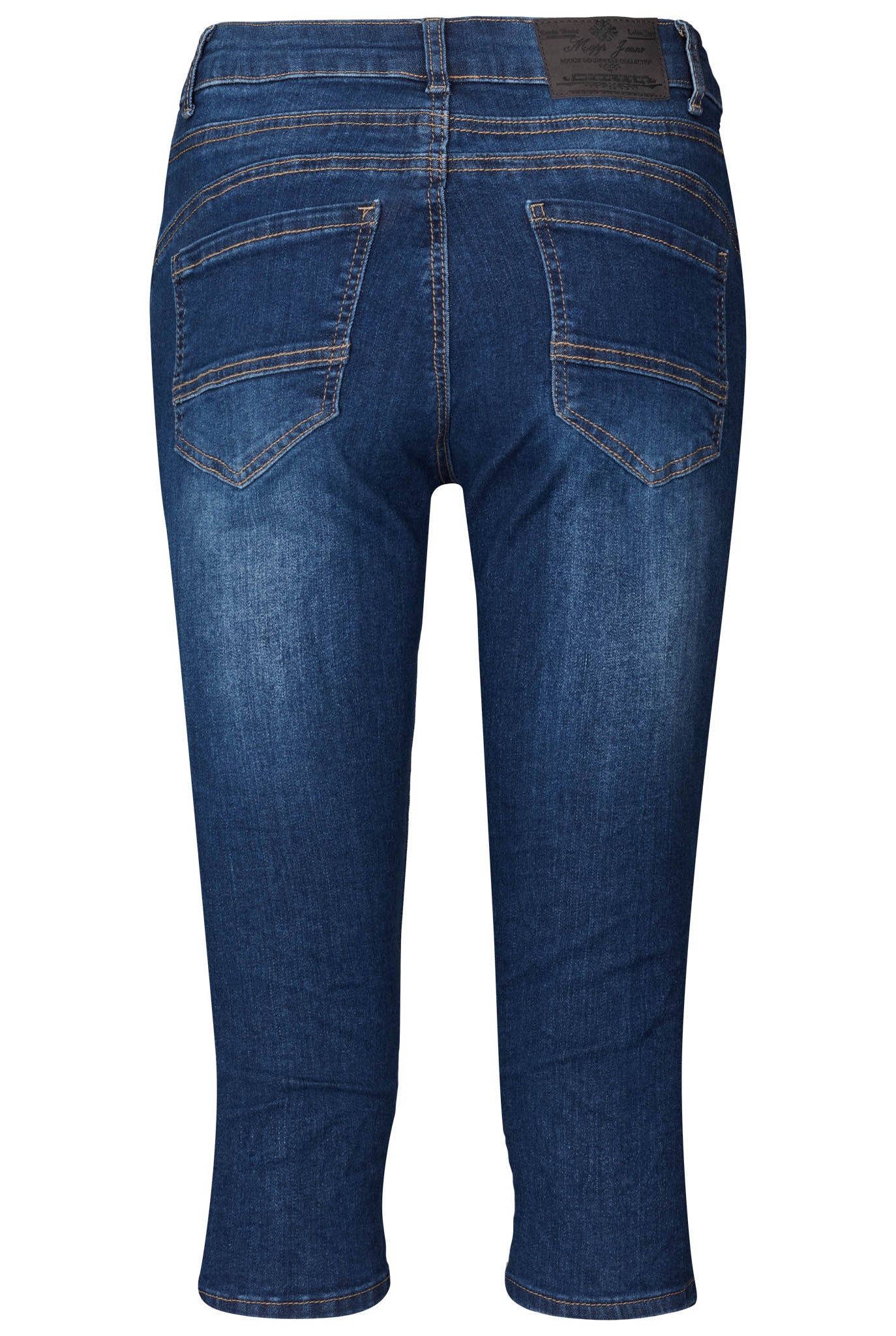 MAPP PATTI BUTTON DENIM PIRAT PANTS 3/4 939699 CLASSIC BLUE USED
