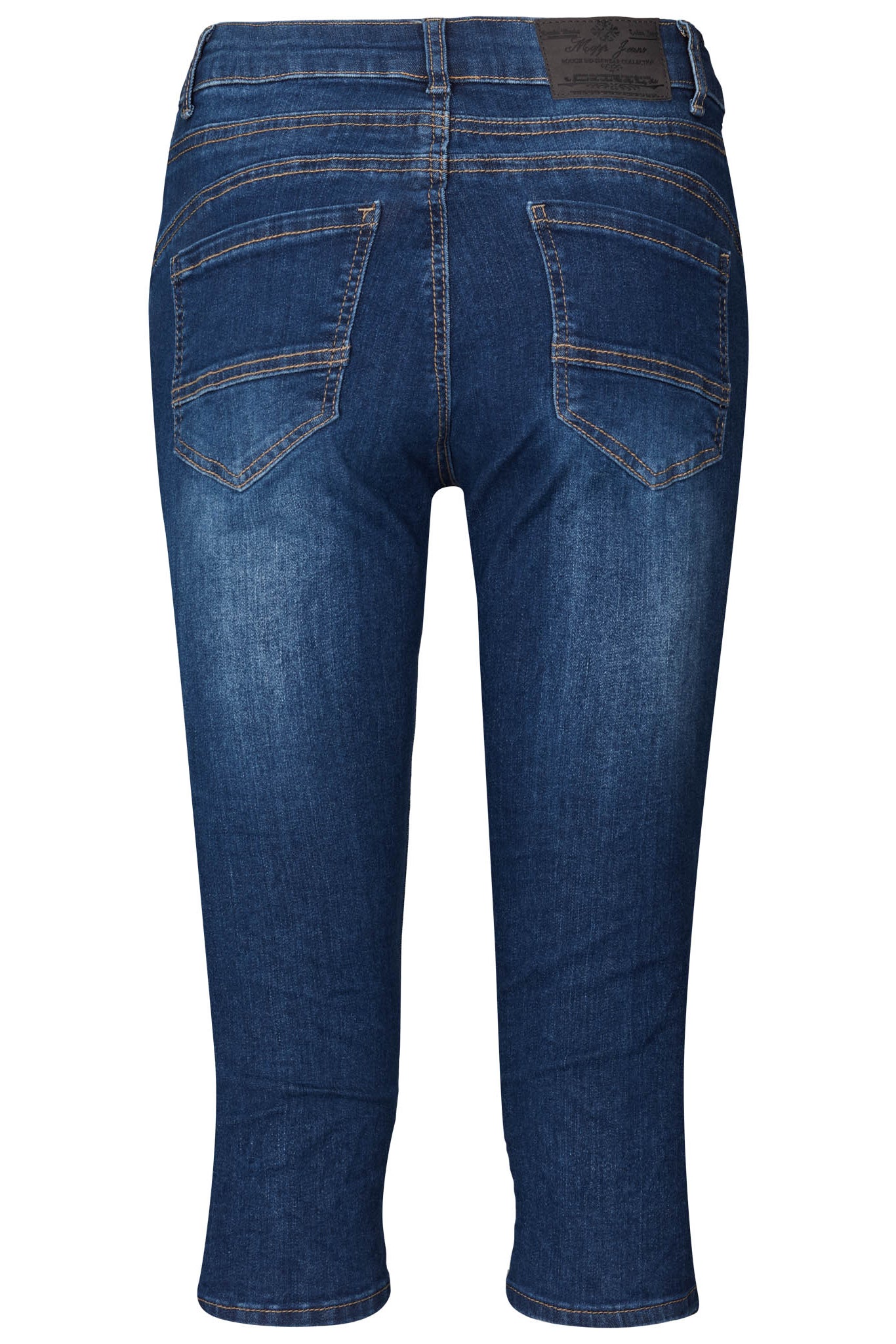 MAPP PATTI BUTTON DENIM PIRAT PANTS 3/4 939699 CLASSIC BLUE USED