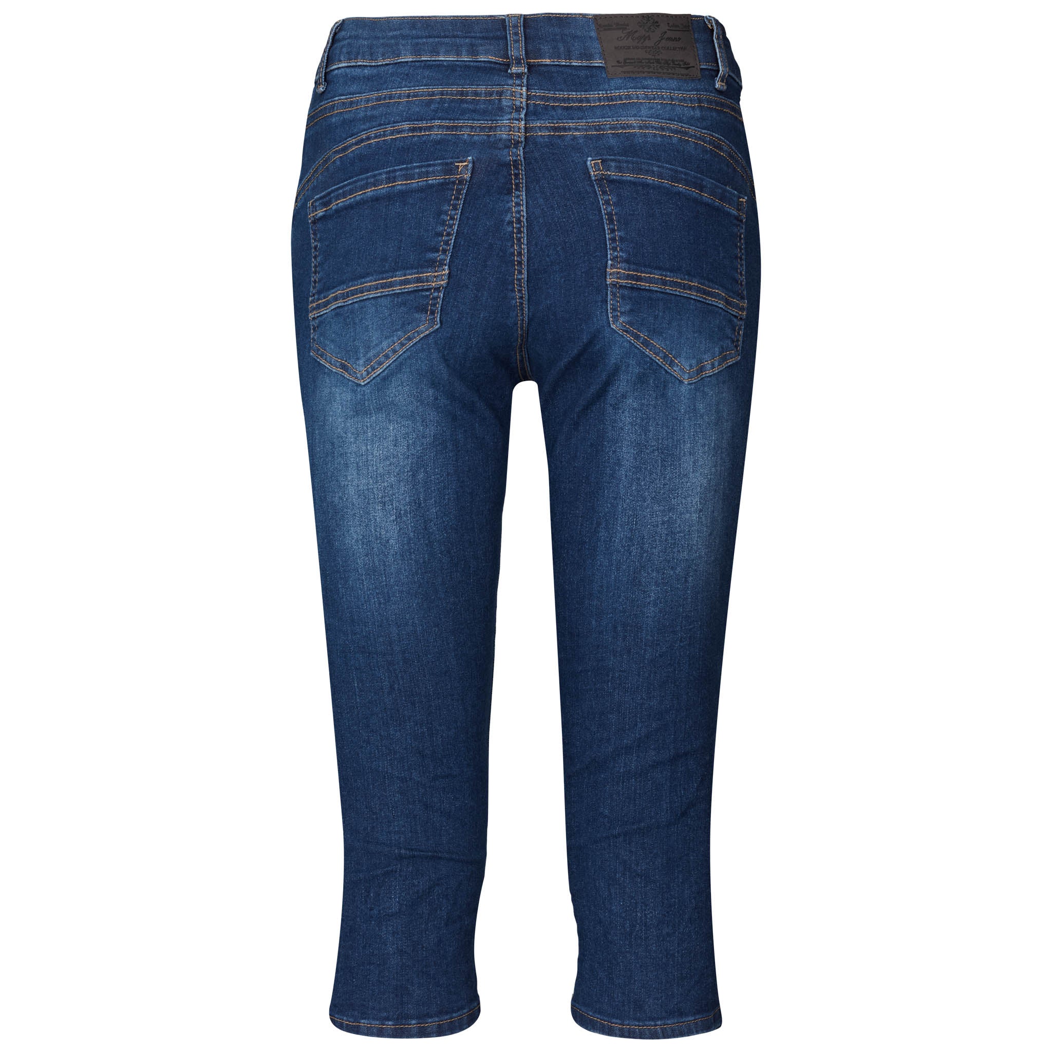 MAPP PATTI PIRATE BUTTON DENIM PANTS 3/4 939699 CLASSIC BLUE USED