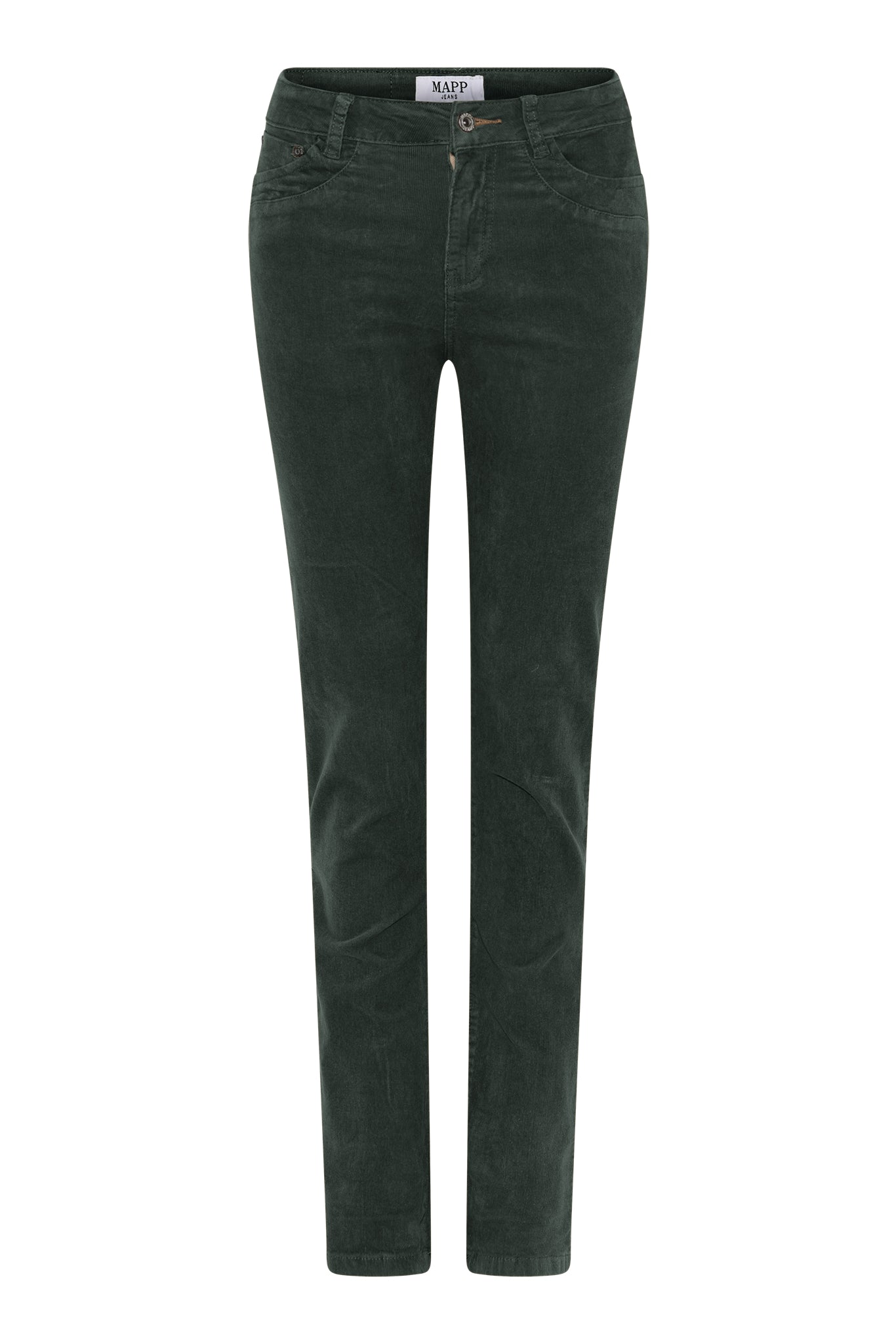 MAPP PATTI STRAIGHT BABY CORDUROY JEANS CORD/FLØJL 546 BOTTLE GREEN