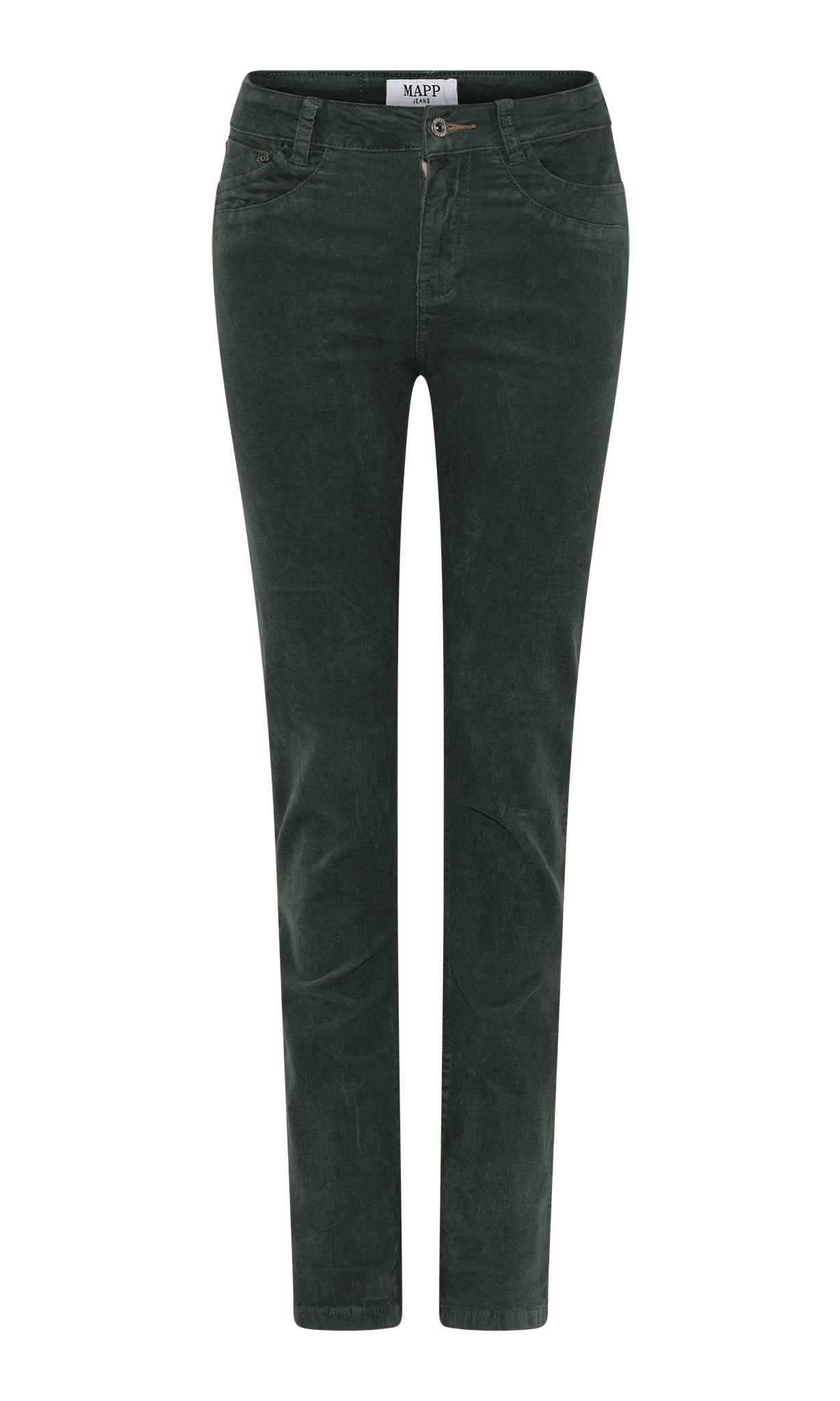 MAPP PATTI STRAIGHT BABY CORDUROY JEANS CORD/FLØJL 546 BOTTLE GREEN