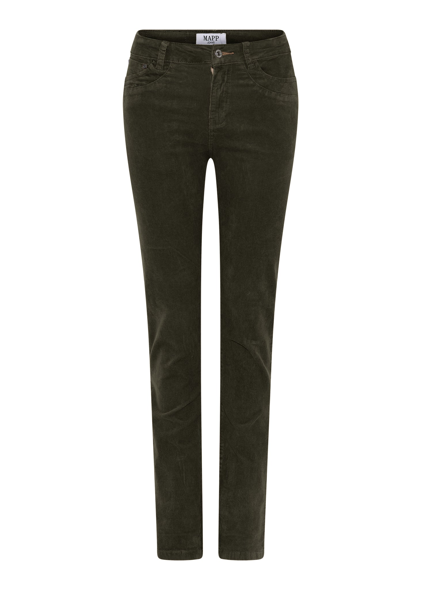 MAPP Patti Straight Baby Corduroy Jeans CORD/FLØJL 633 OLIVE OIL