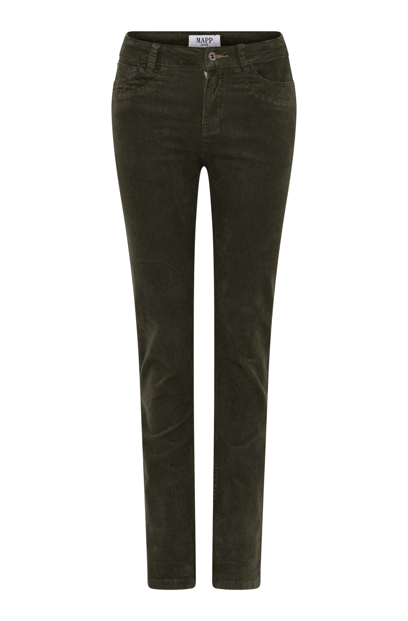 MAPP Patti Straight Baby Corduroy Jeans CORD/FLØJL 633 OLIVE OIL