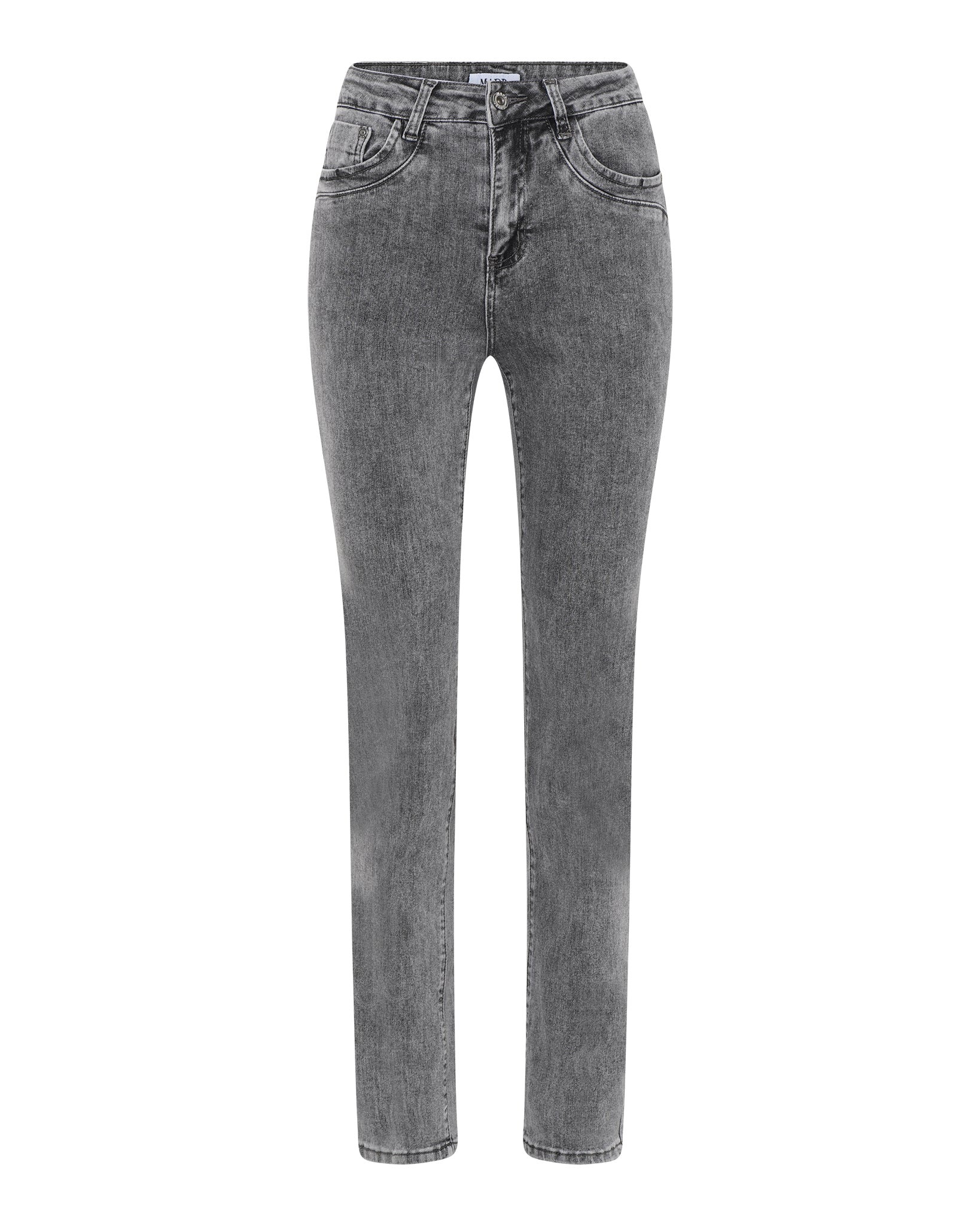 MAPP Patti Straight Leg Denim Jeans DENIM/TWILL 579699 GREY USED DENIM