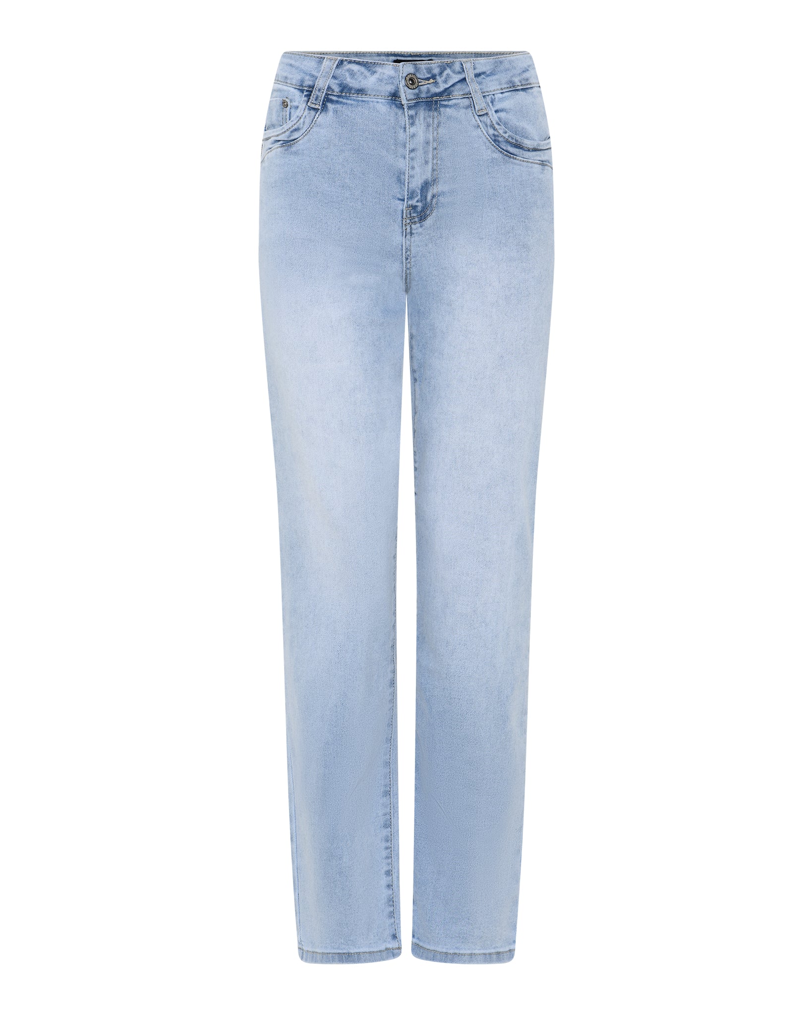 MAPP Patti Straight Leg Denim Jeans DENIM/TWILL 8996 LIGHT BLUE USED