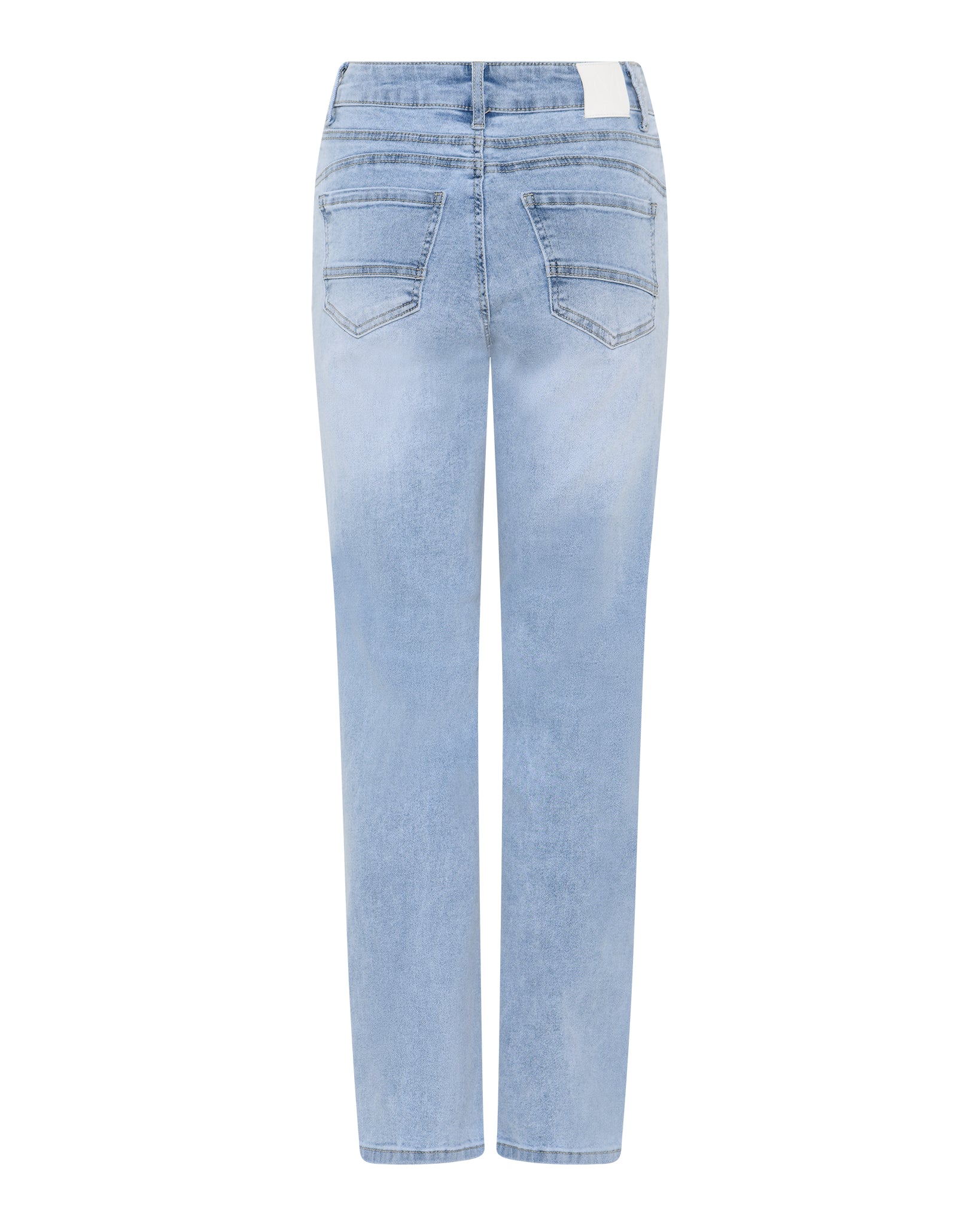 MAPP Patti Straight Leg Denim Jeans DENIM/TWILL 8996 LIGHT BLUE USED