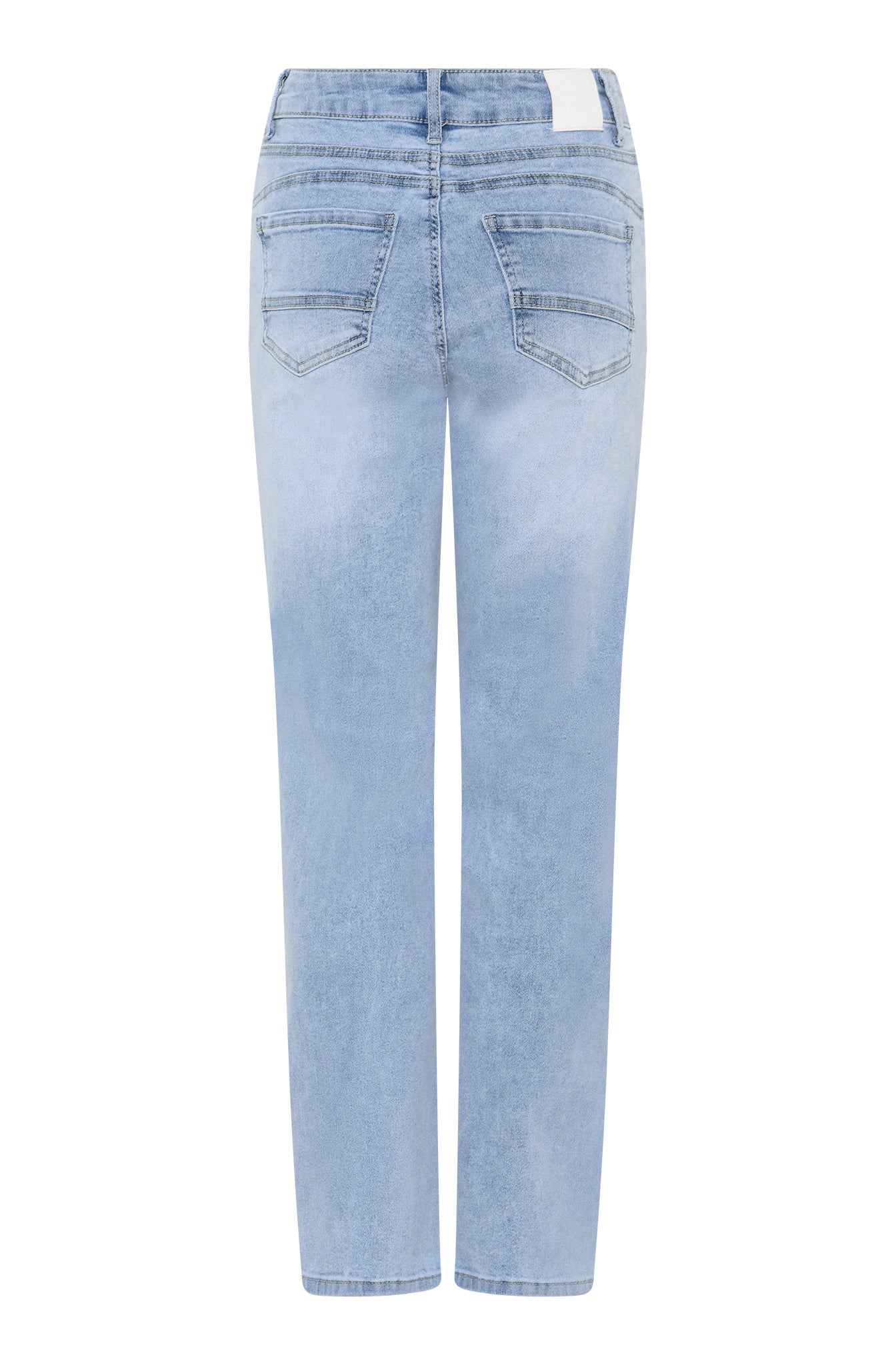 MAPP Patti Straight Leg Denim Jeans DENIM/TWILL 8996 LIGHT BLUE USED