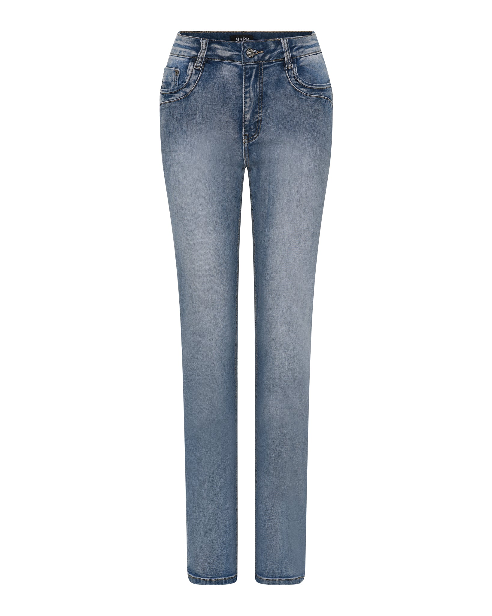 MAPP Patti Straight Leg Denim Jeans DENIM/TWILL 9196 LIGHT BLUE USED