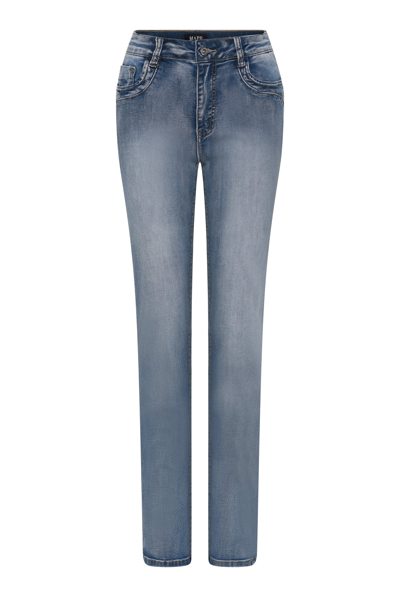 MAPP Patti Straight Leg Denim Jeans DENIM/TWILL 9196 LIGHT BLUE USED