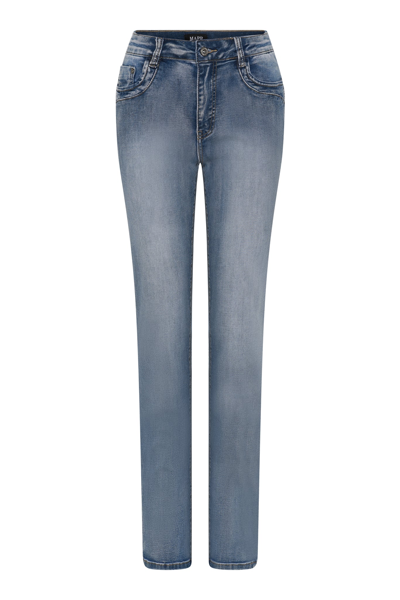 MAPP Patti Straight Leg Denim Jeans DENIM/TWILL 9196 LIGHT BLUE USED