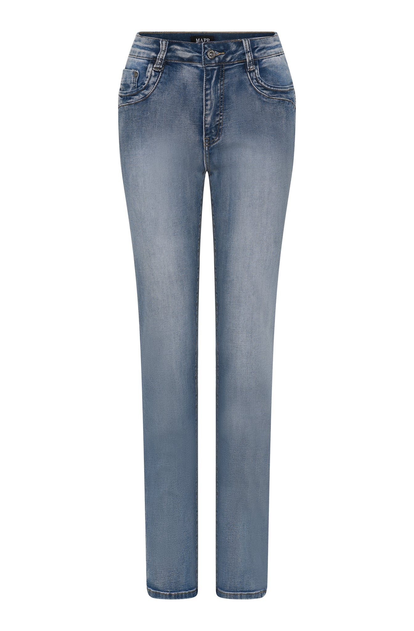 MAPP Patti Straight Leg Denim Jeans DENIM/TWILL 9196 LIGHT BLUE USED