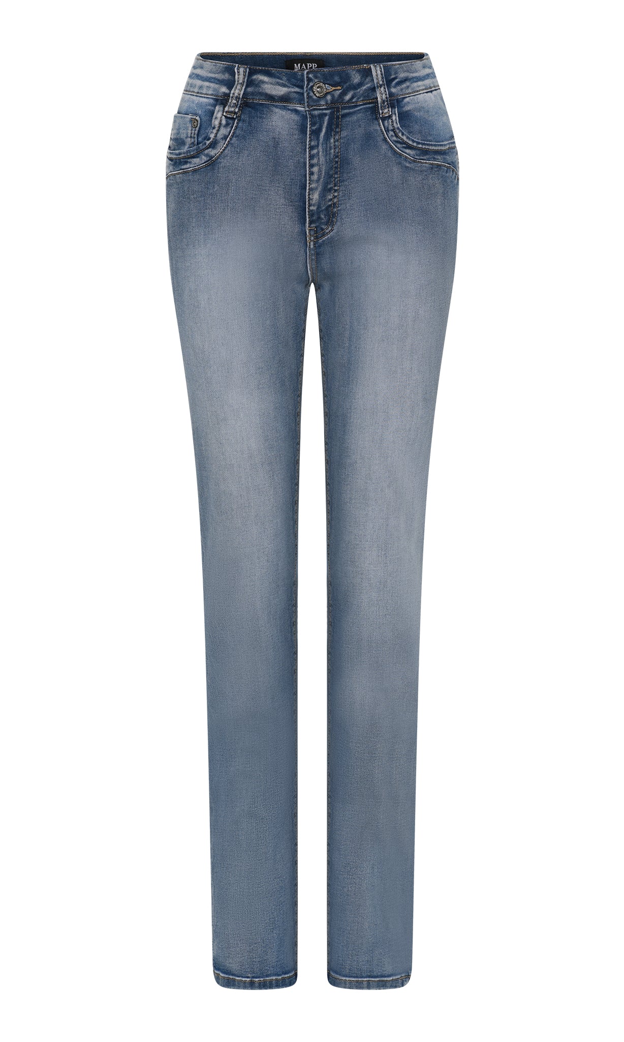 MAPP Patti Straight Leg Denim Jeans DENIM/TWILL 9196 LIGHT BLUE USED
