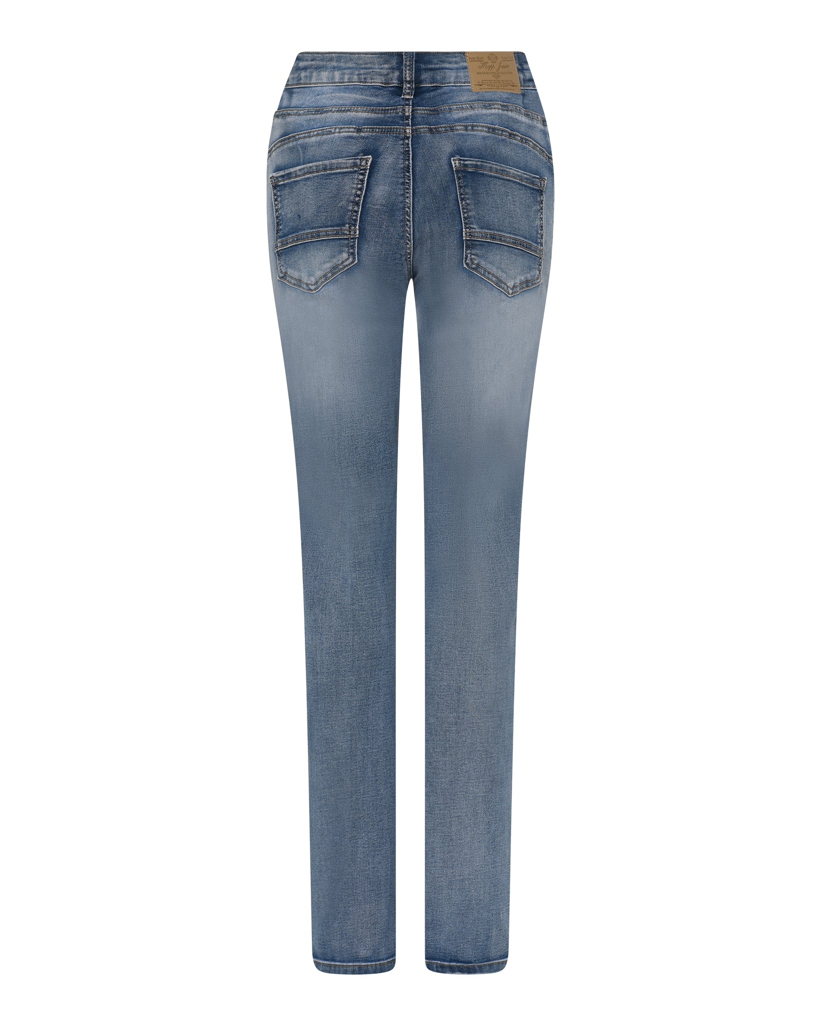 MAPP Patti Straight Leg Denim Jeans DENIM/TWILL 9196 LIGHT BLUE USED