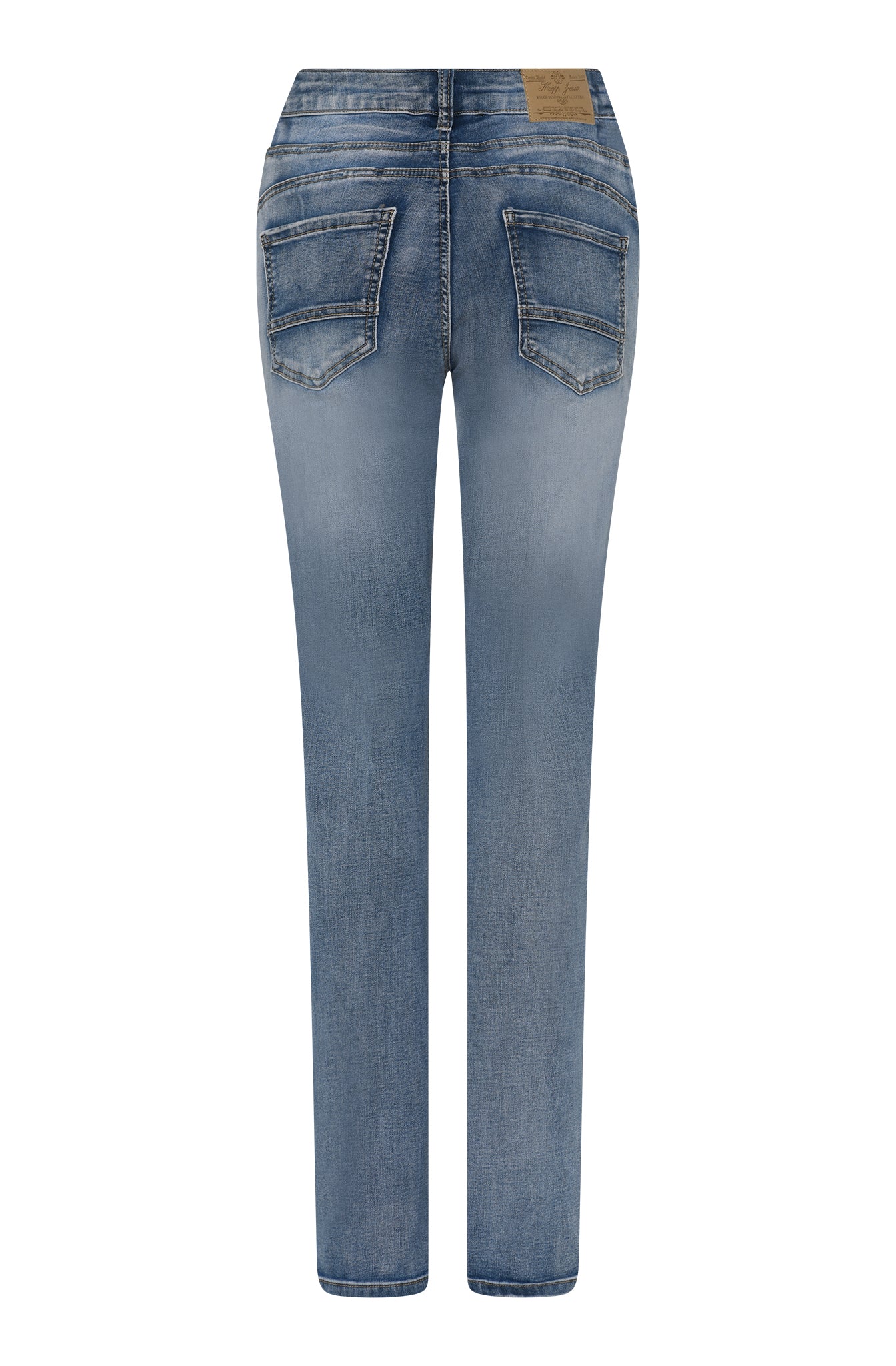 MAPP Patti Straight Leg Denim Jeans DENIM/TWILL 9196 LIGHT BLUE USED
