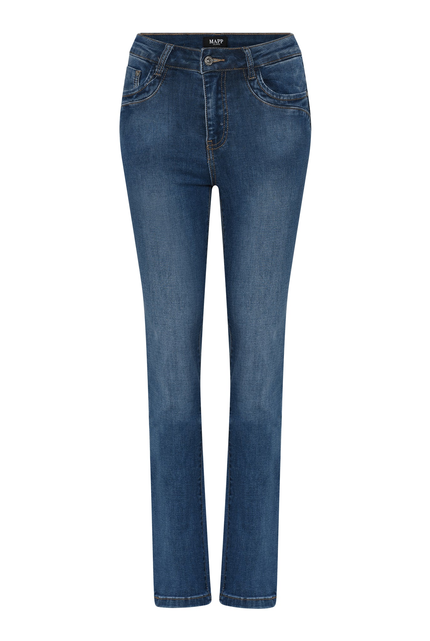 MAPP PATTI STRAIGHT DENIM JEANS DENIM/TWILL 939699 CLASSIC BLUE USED