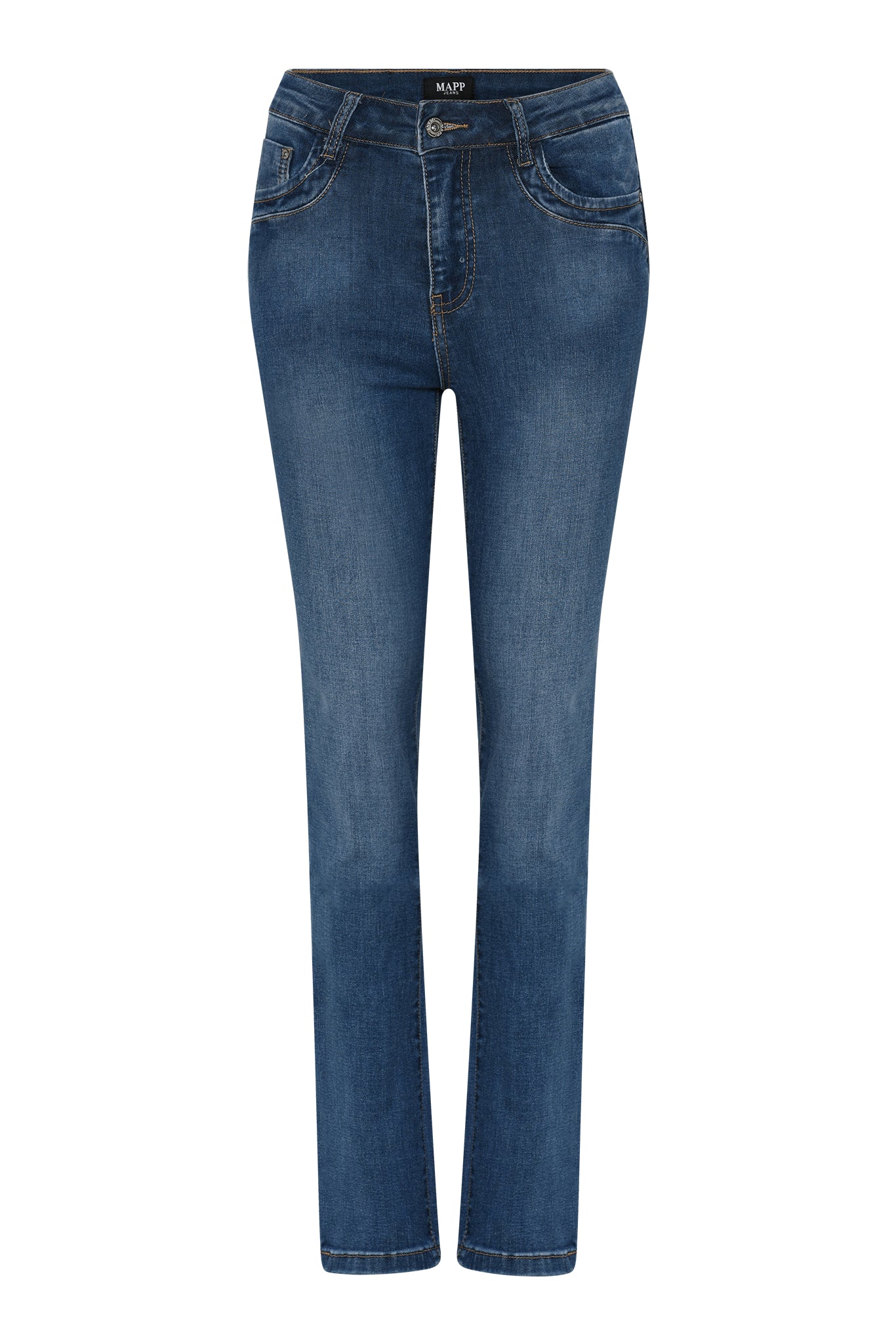 MAPP Patti Straight Leg Denim Jeans DENIM/TWILL 939699 CLASSIC BLUE USED