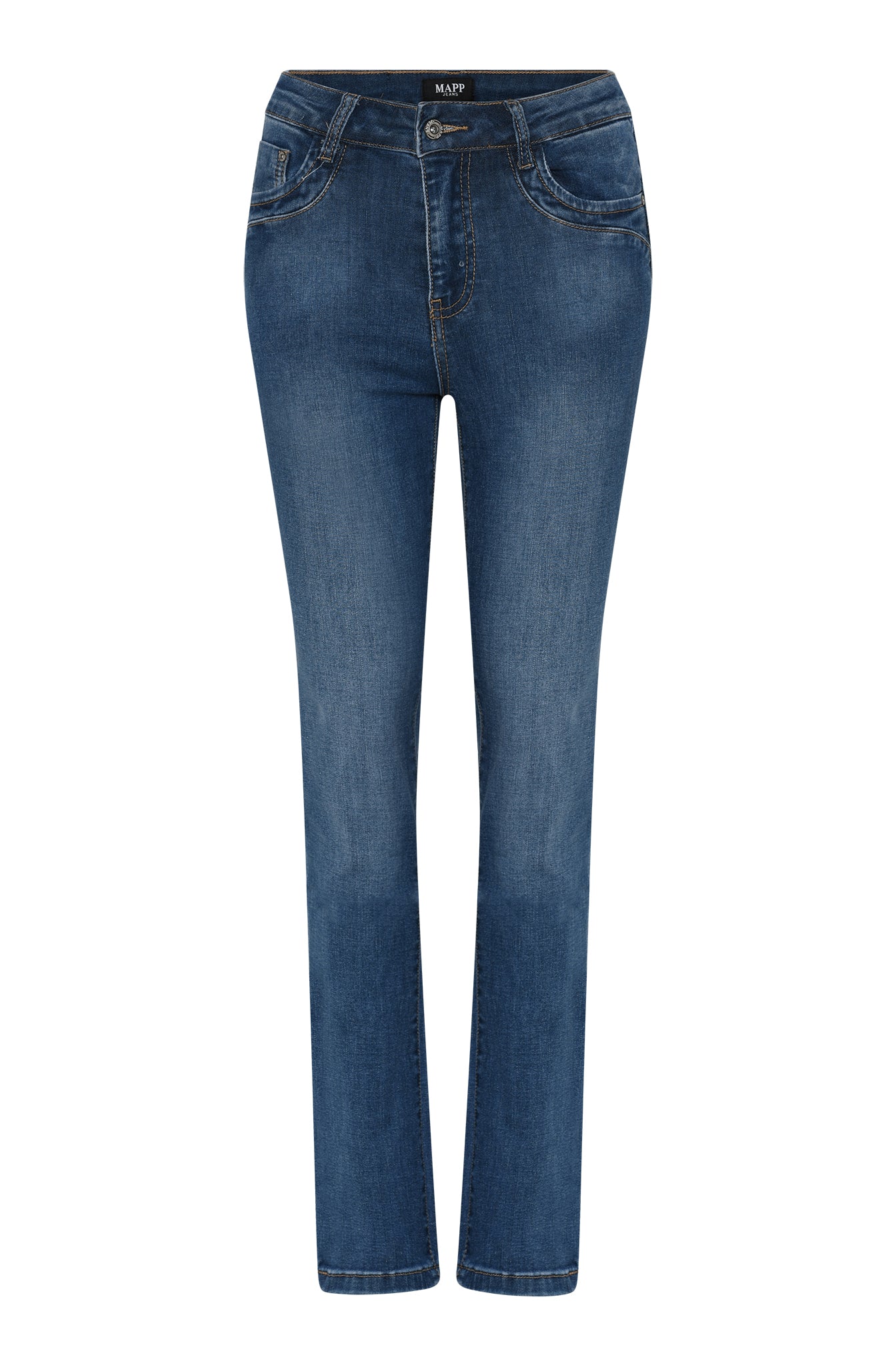 MAPP Patti Straight Leg Denim Jeans DENIM/TWILL 939699 CLASSIC BLUE USED