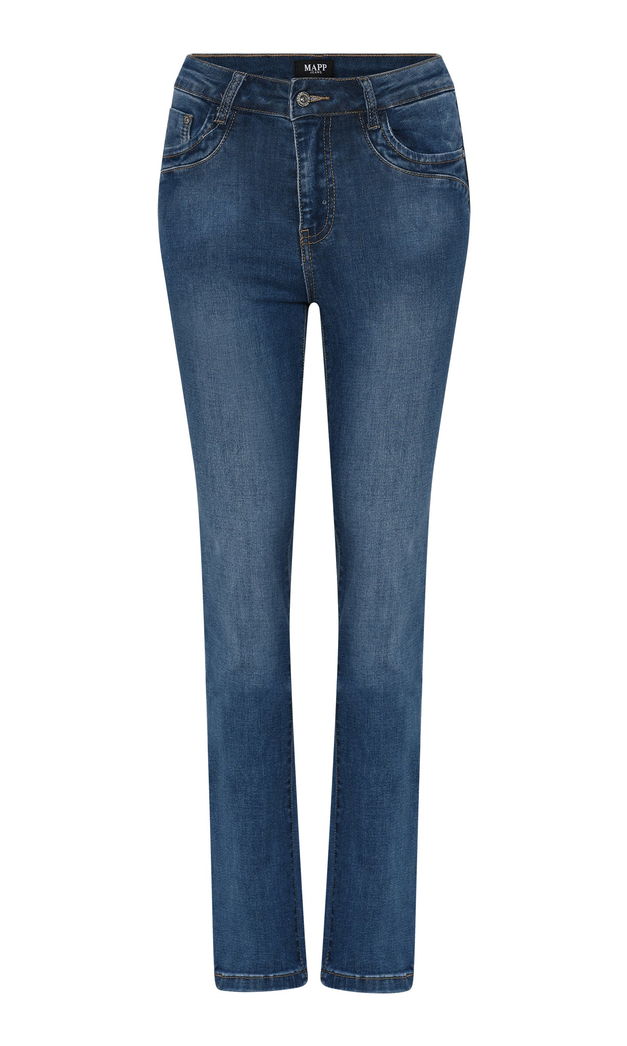 MAPP Patti Straight Leg Denim Jeans DENIM/TWILL 939699 CLASSIC BLUE USED