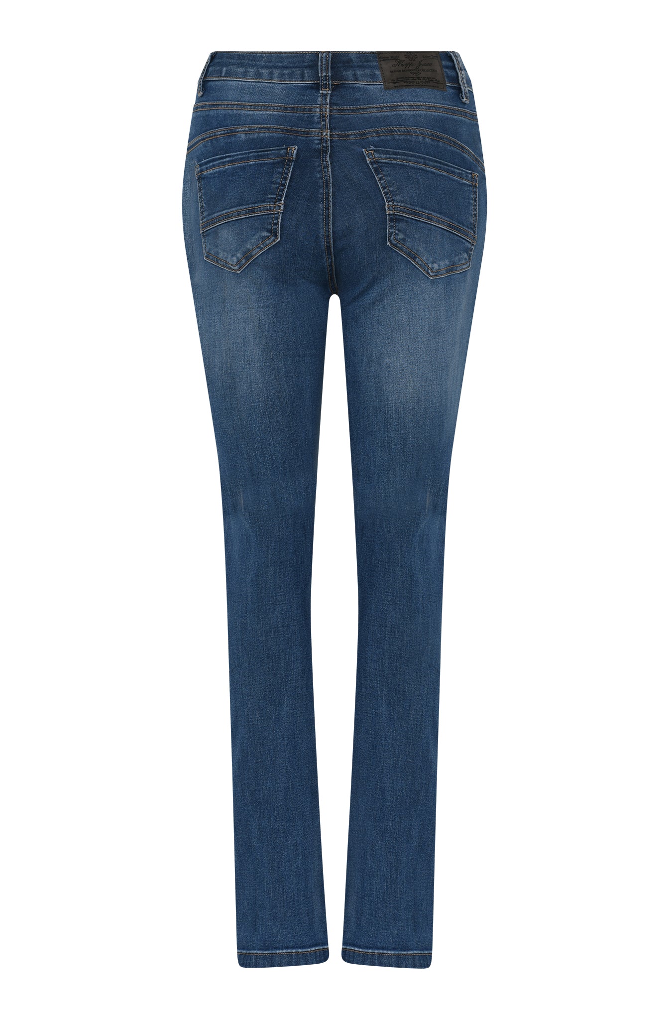 MAPP Patti Straight Leg Denim Jeans DENIM/TWILL 939699 CLASSIC BLUE USED