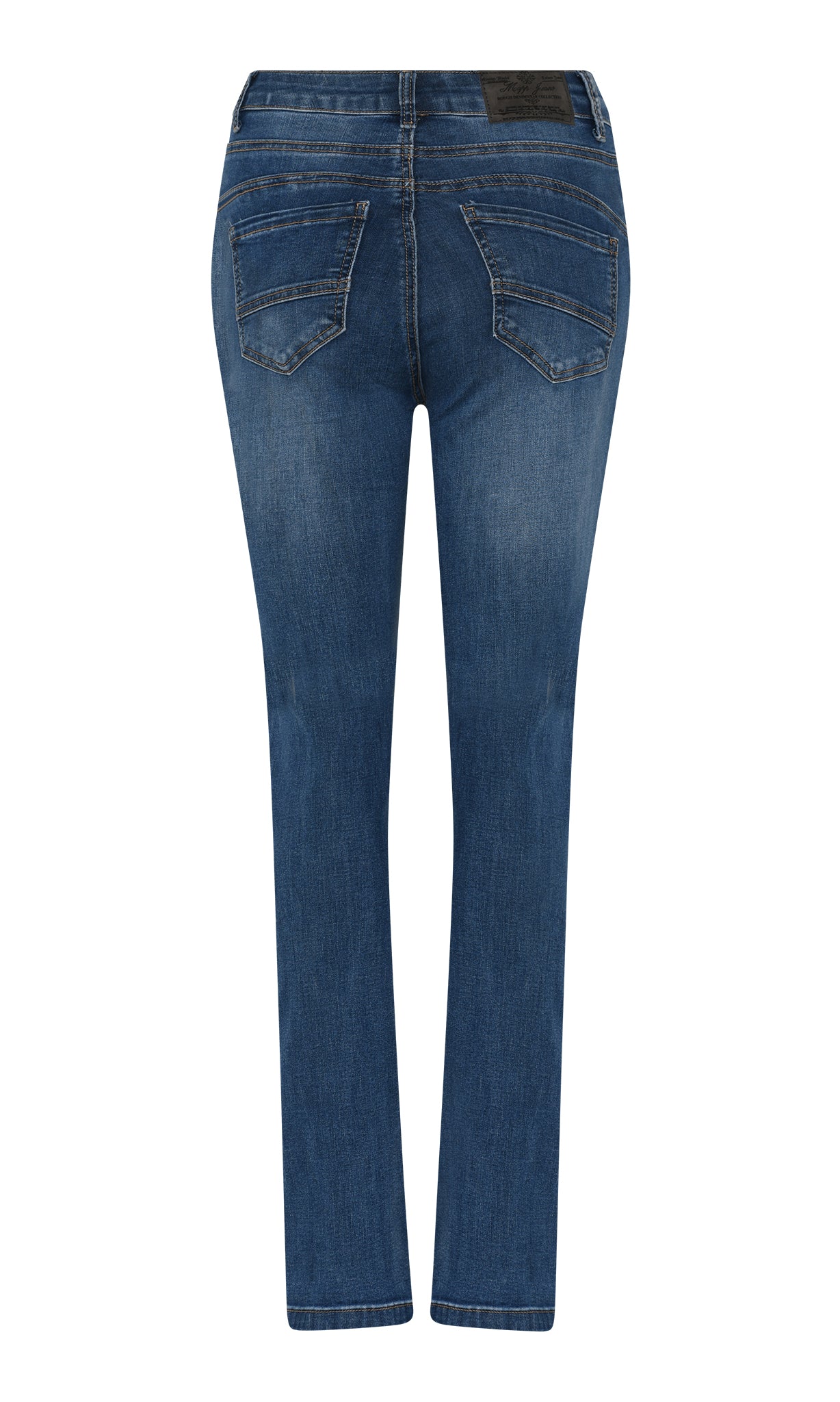 MAPP Patti Straight Leg Denim Jeans DENIM/TWILL 939699 CLASSIC BLUE USED