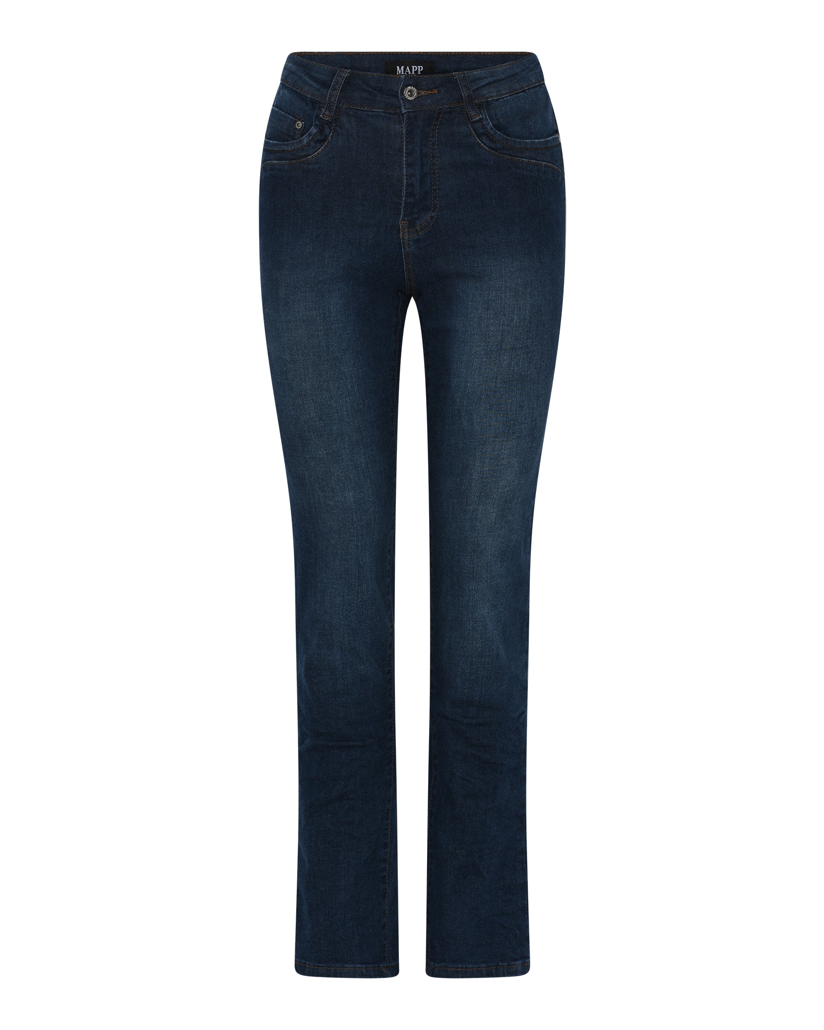 MAPP Patti Straight Leg Denim Jeans DENIM/TWILL 969699 DARK BLUE USED