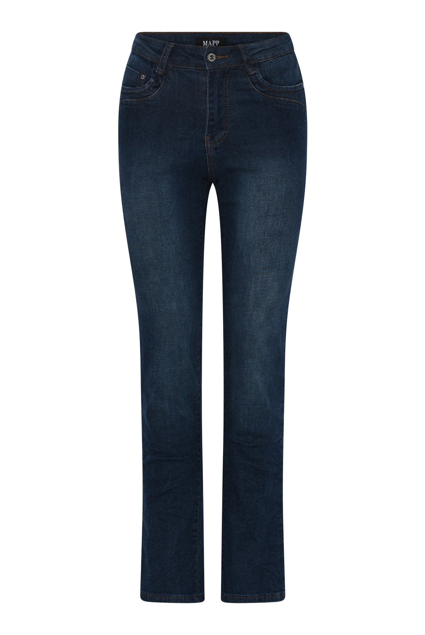 MAPP PATTI STRAIGHT DENIM JEANS DENIM/TWILL 969699 DARK BLUE USED