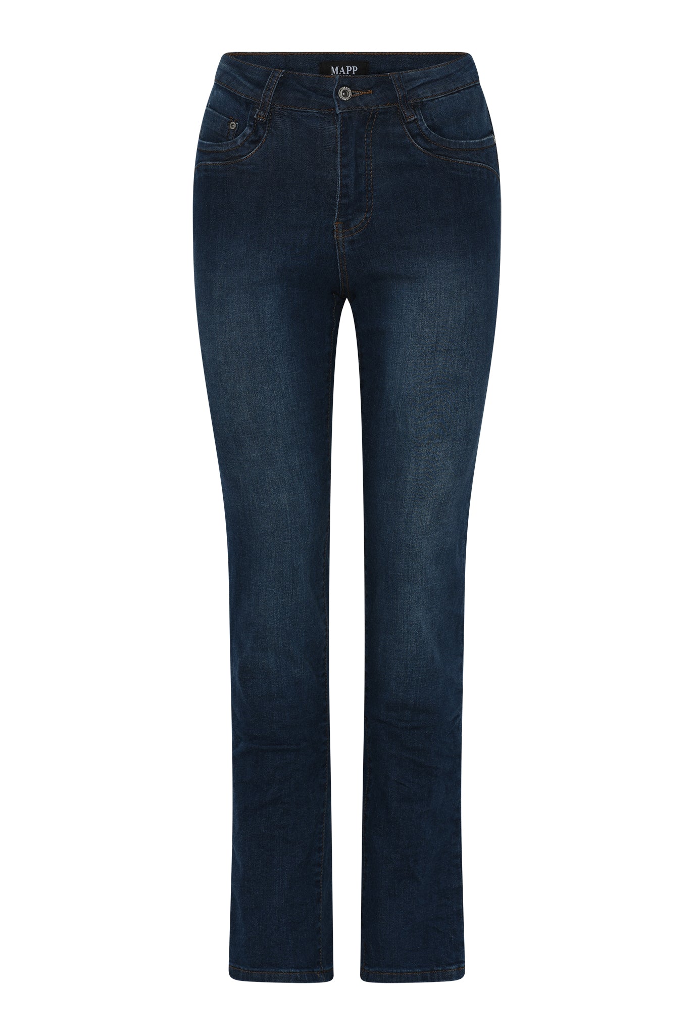 MAPP Patti Straight Leg Denim Jeans DENIM/TWILL 969699 DARK BLUE USED