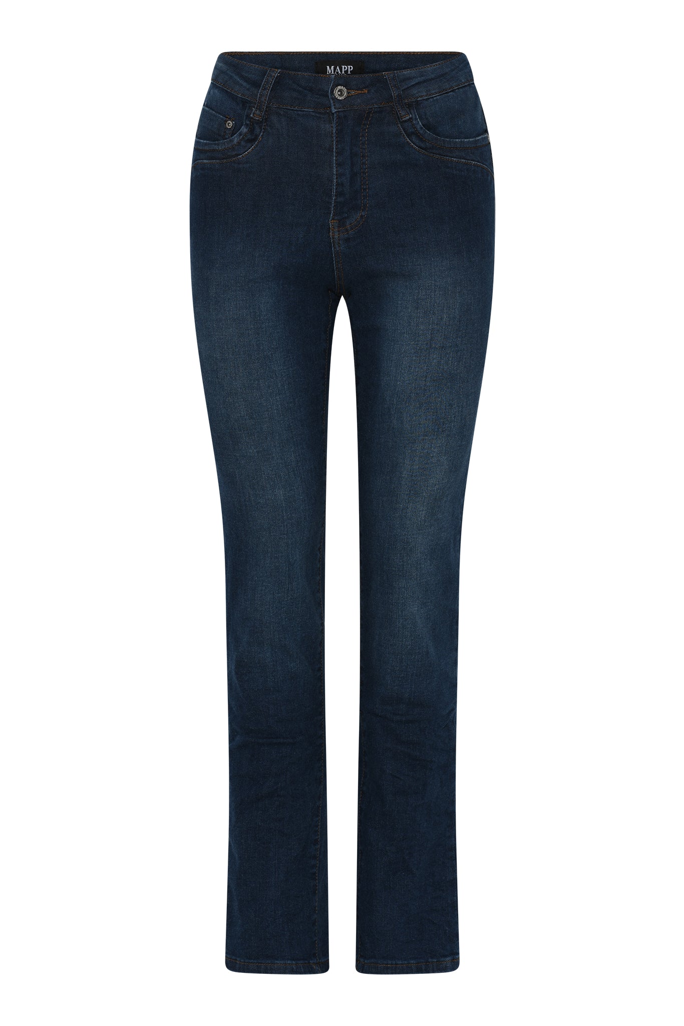 MAPP Patti Straight Leg Denim Jeans DENIM/TWILL 969699 DARK BLUE USED