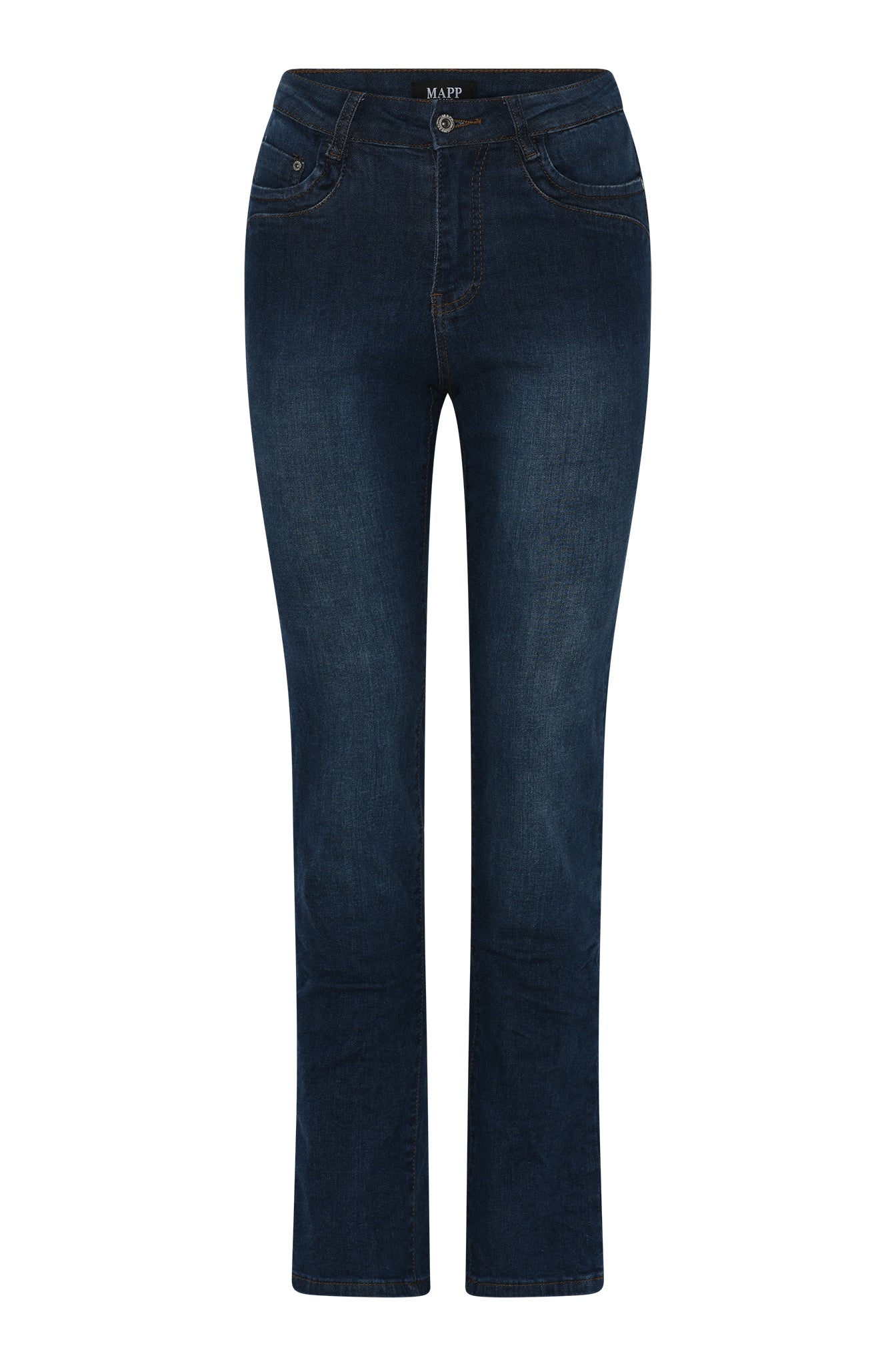 MAPP Patti Straight Leg Denim Jeans DENIM/TWILL 969699 DARK BLUE USED