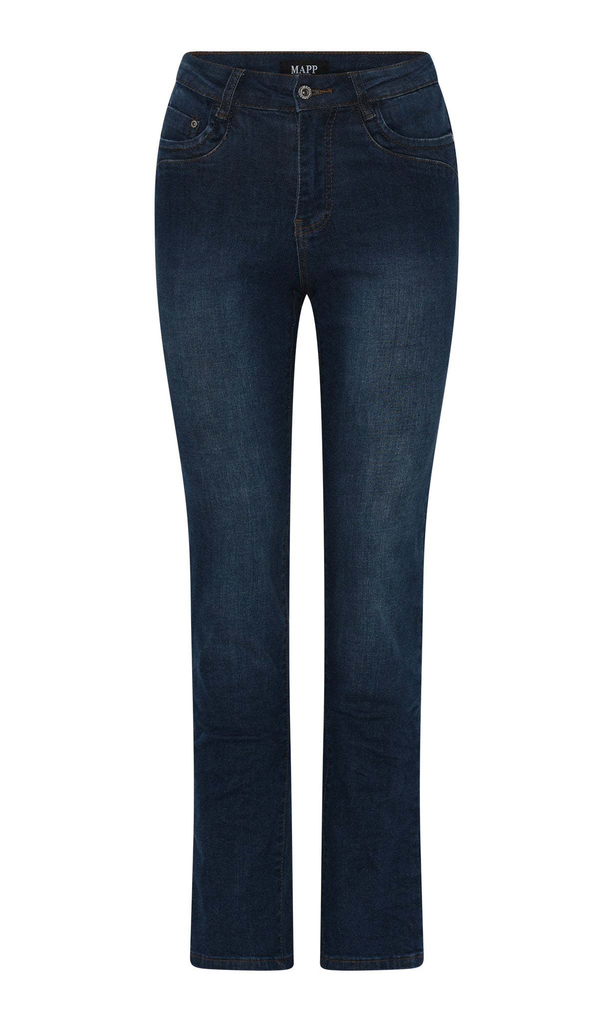 MAPP Patti Straight Leg Denim Jeans DENIM/TWILL 969699 DARK BLUE USED