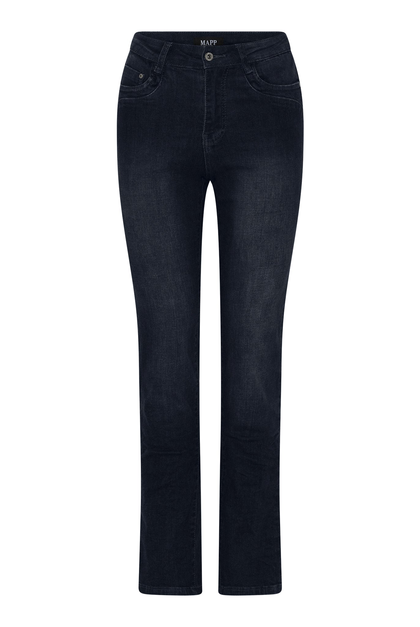 MAPP PATTI STRAIGHT DENIM JEANS DENIM/TWILL 989699 HI-TECH USED DARK BLUE