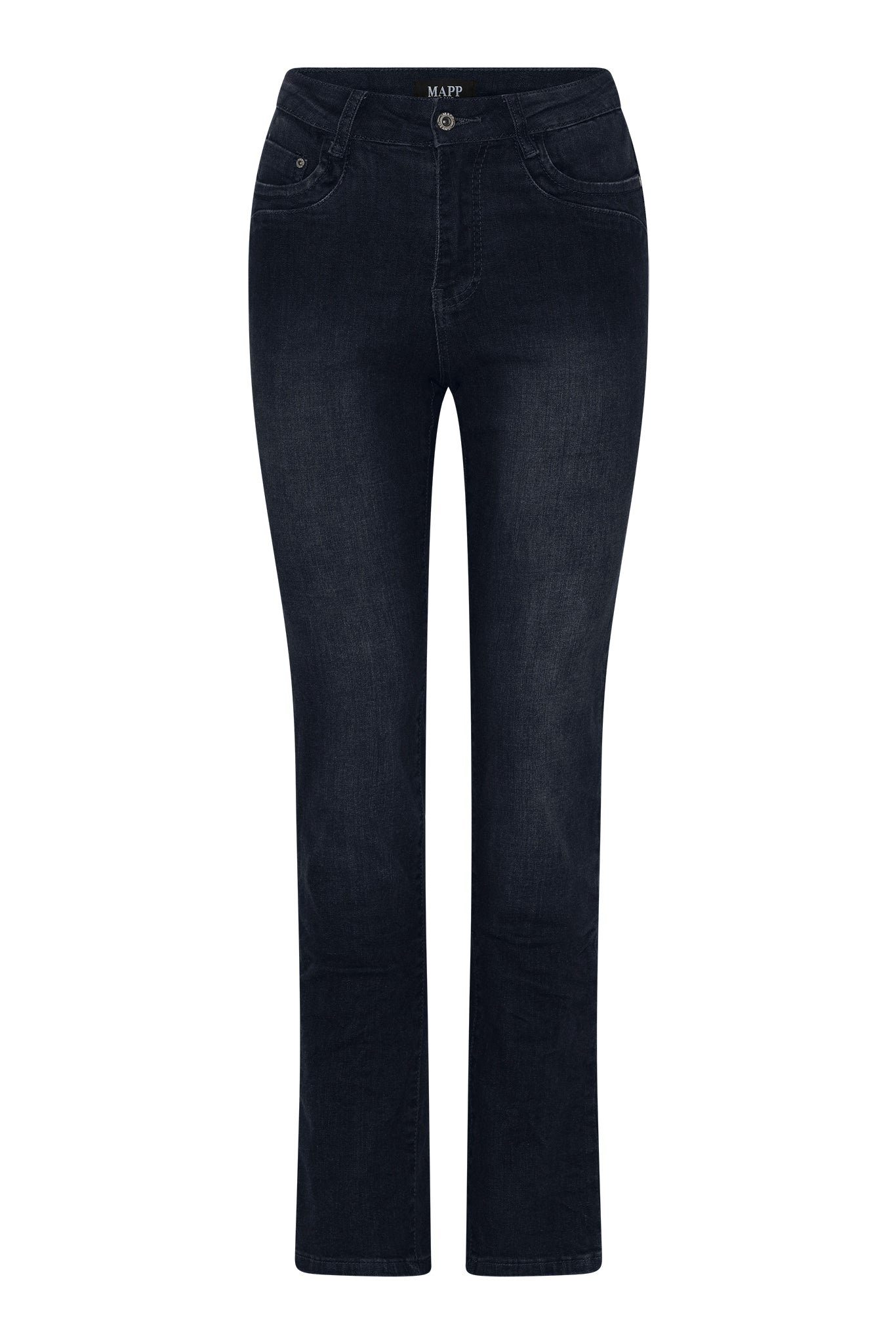 MAPP Patti Straight Leg Denim Jeans DENIM/TWILL 989699 HI-TECH USED DARK BLUE