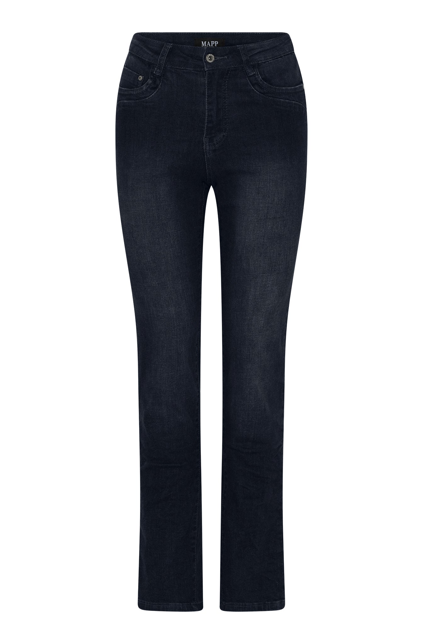 MAPP Patti Straight Leg Denim Jeans DENIM/TWILL 989699 HI-TECH USED DARK BLUE