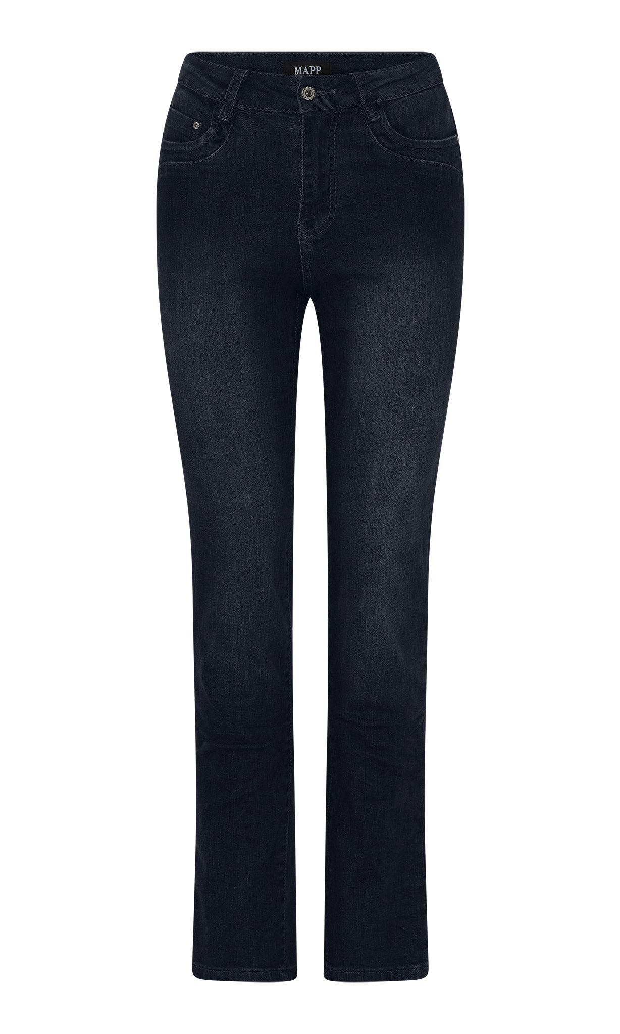 MAPP Patti Straight Leg Denim Jeans DENIM/TWILL 989699 HI-TECH USED DARK BLUE