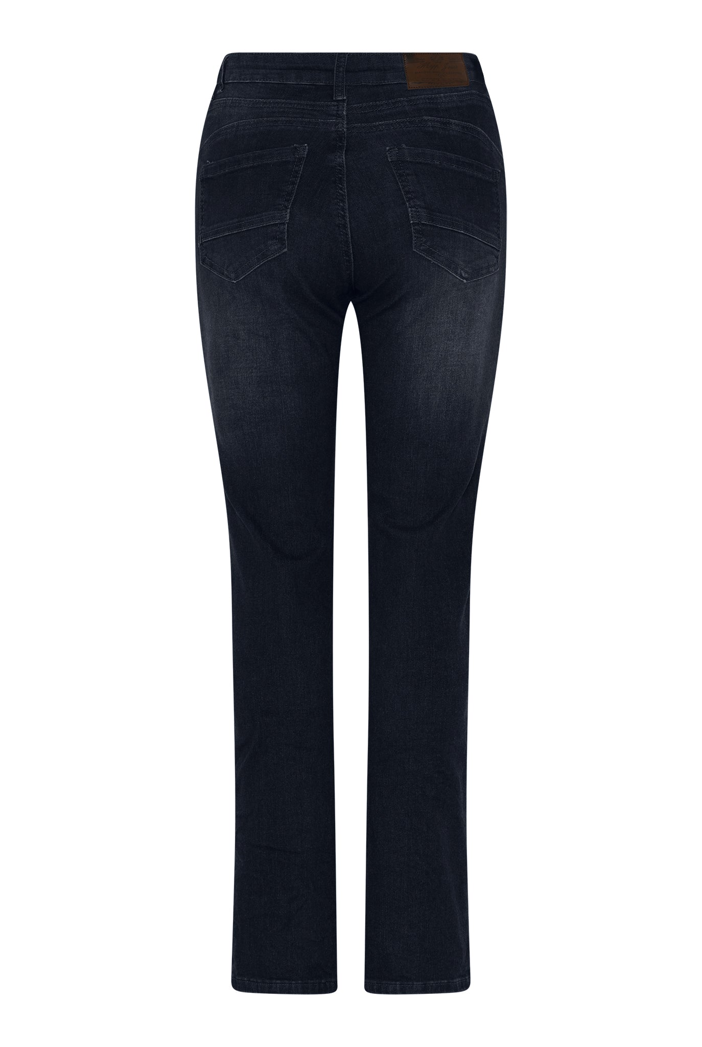 MAPP Patti Straight Leg Denim Jeans DENIM/TWILL 989699 HI-TECH USED DARK BLUE