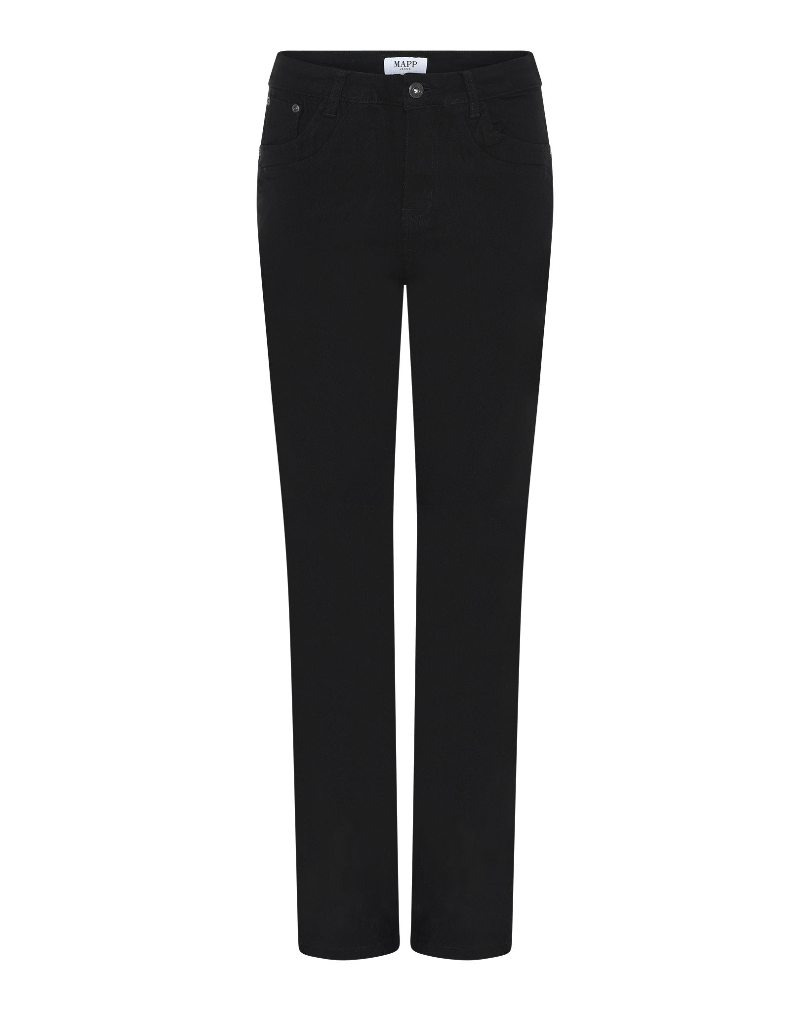 MAPP Patti Straight Bengalin Jeans DENIM/TWILL 80 BLACK