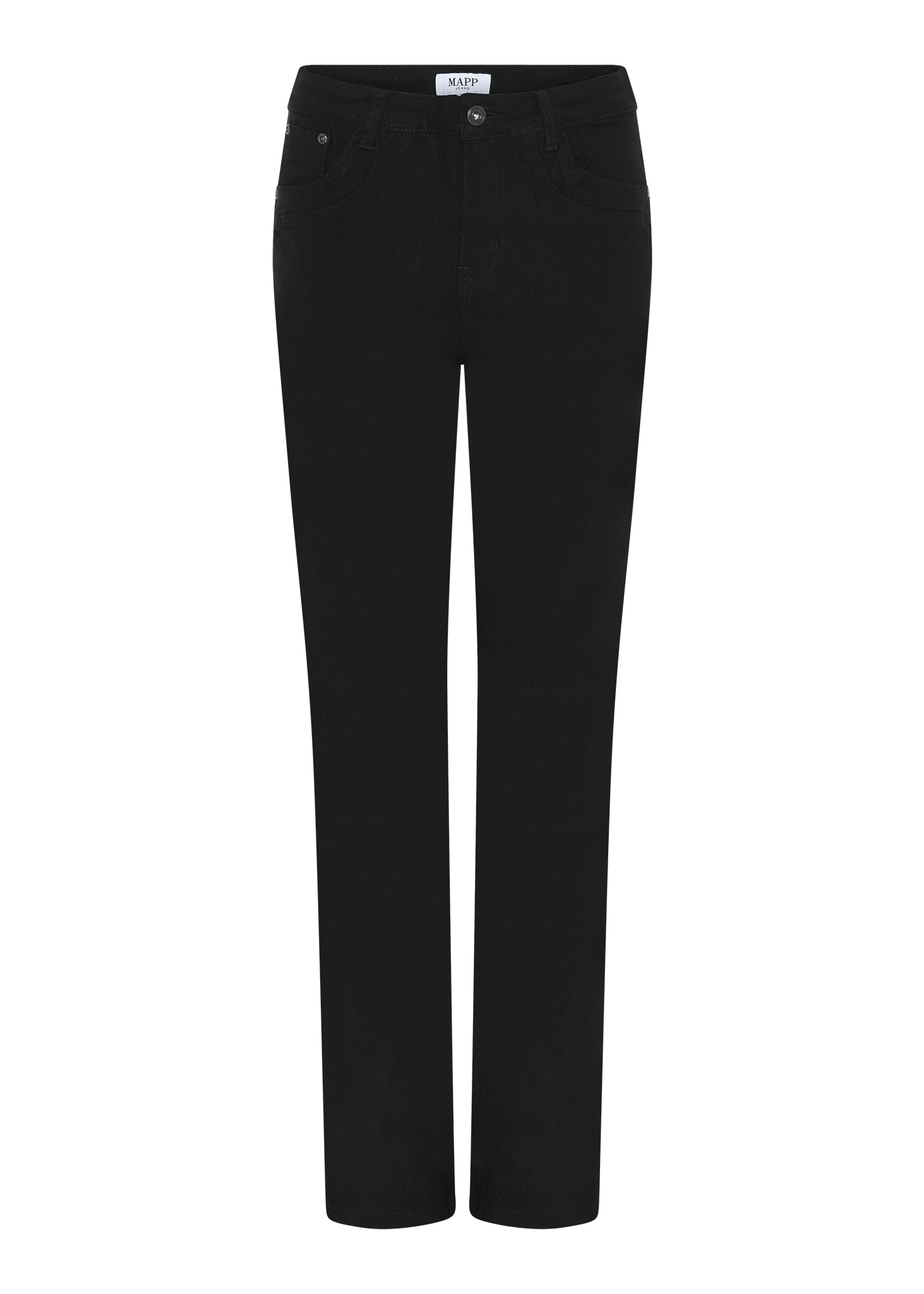 MAPP Patti Straight Bengalin Jeans DENIM/TWILL 80 BLACK