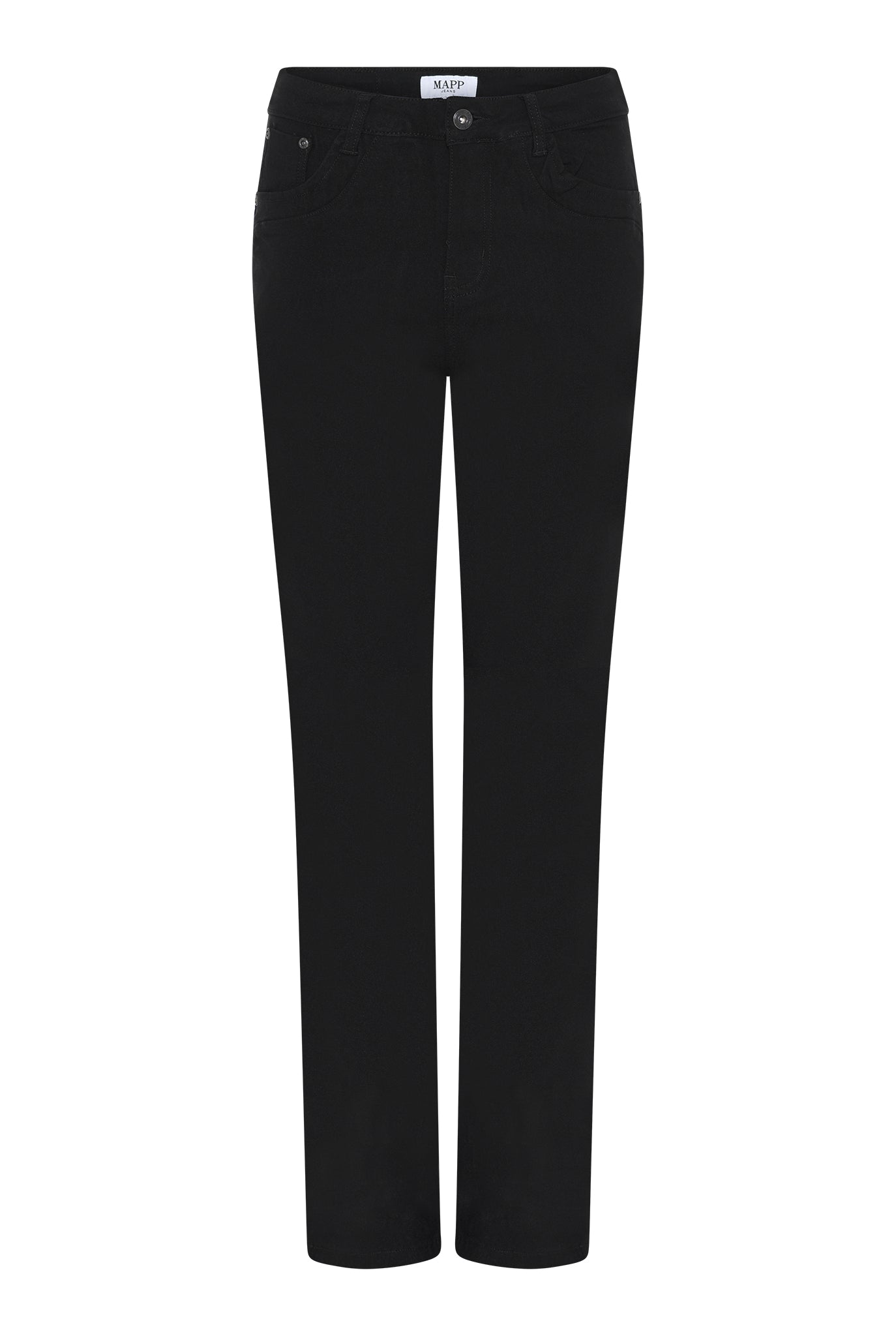 MAPP Patti Straight Bengalin Jeans DENIM/TWILL 80 BLACK
