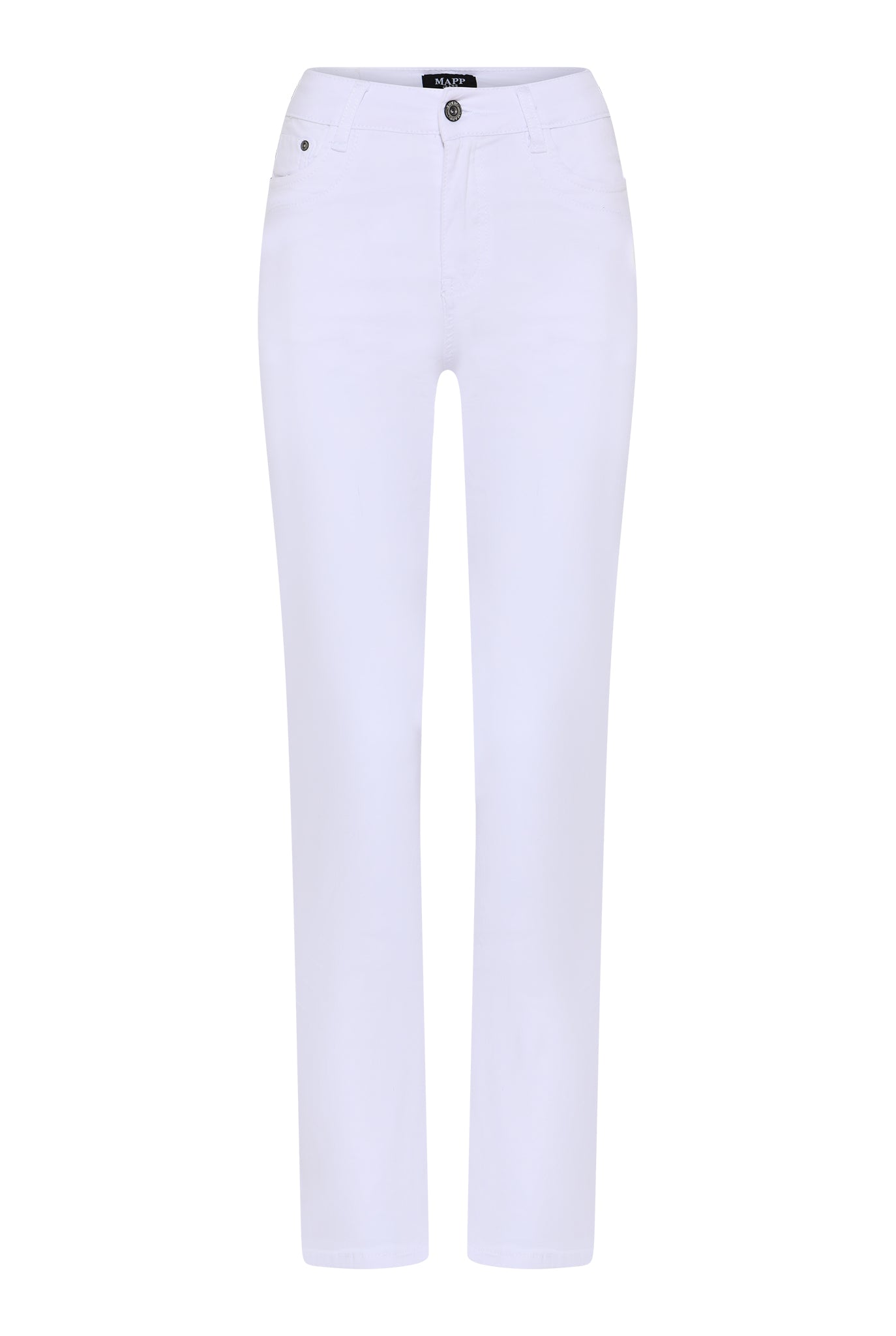 MAPP Patti Straight Twill Jeans DENIM/TWILL 10 WHITE
