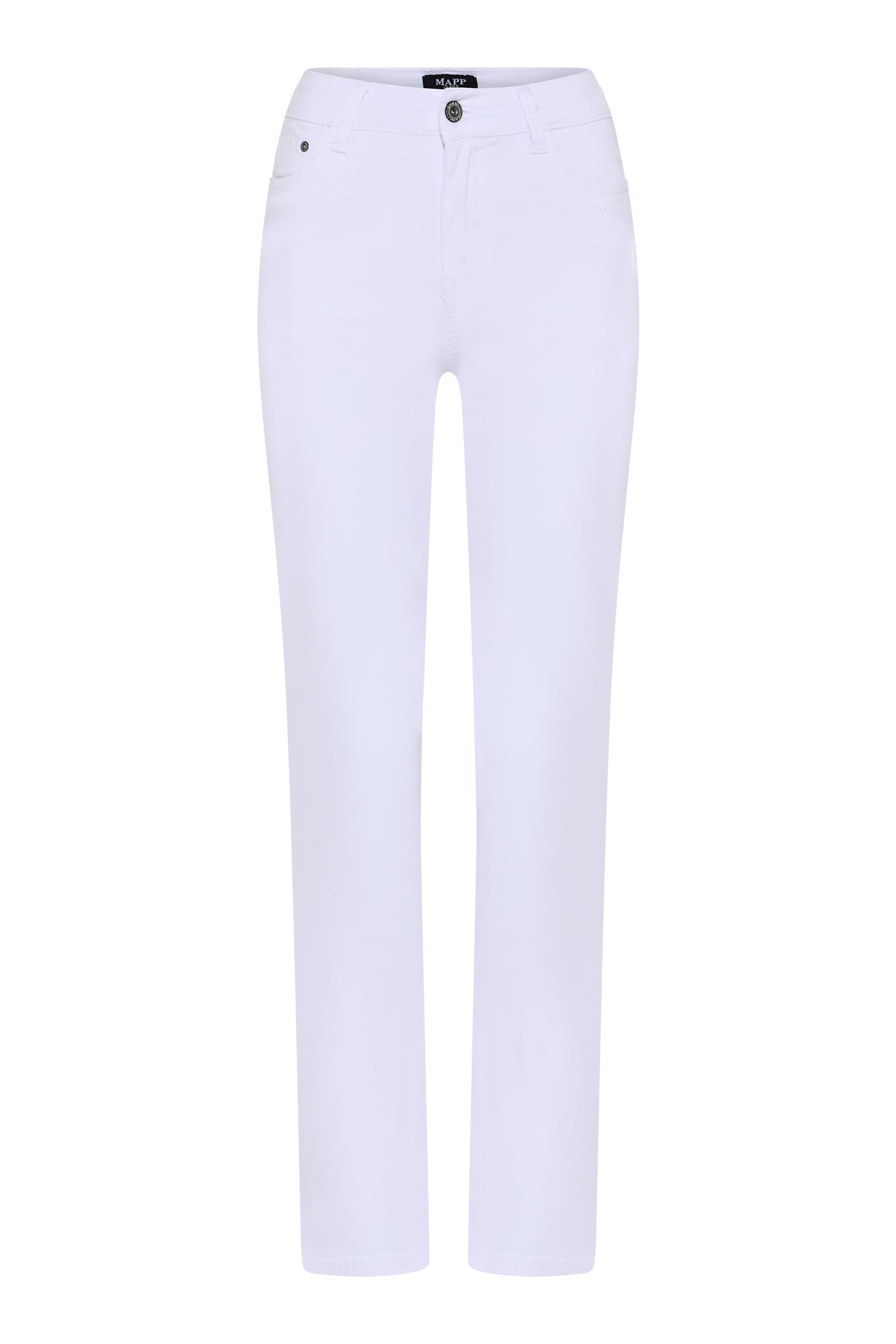 MAPP Patti Straight Twill Jeans DENIM/TWILL 10 WHITE