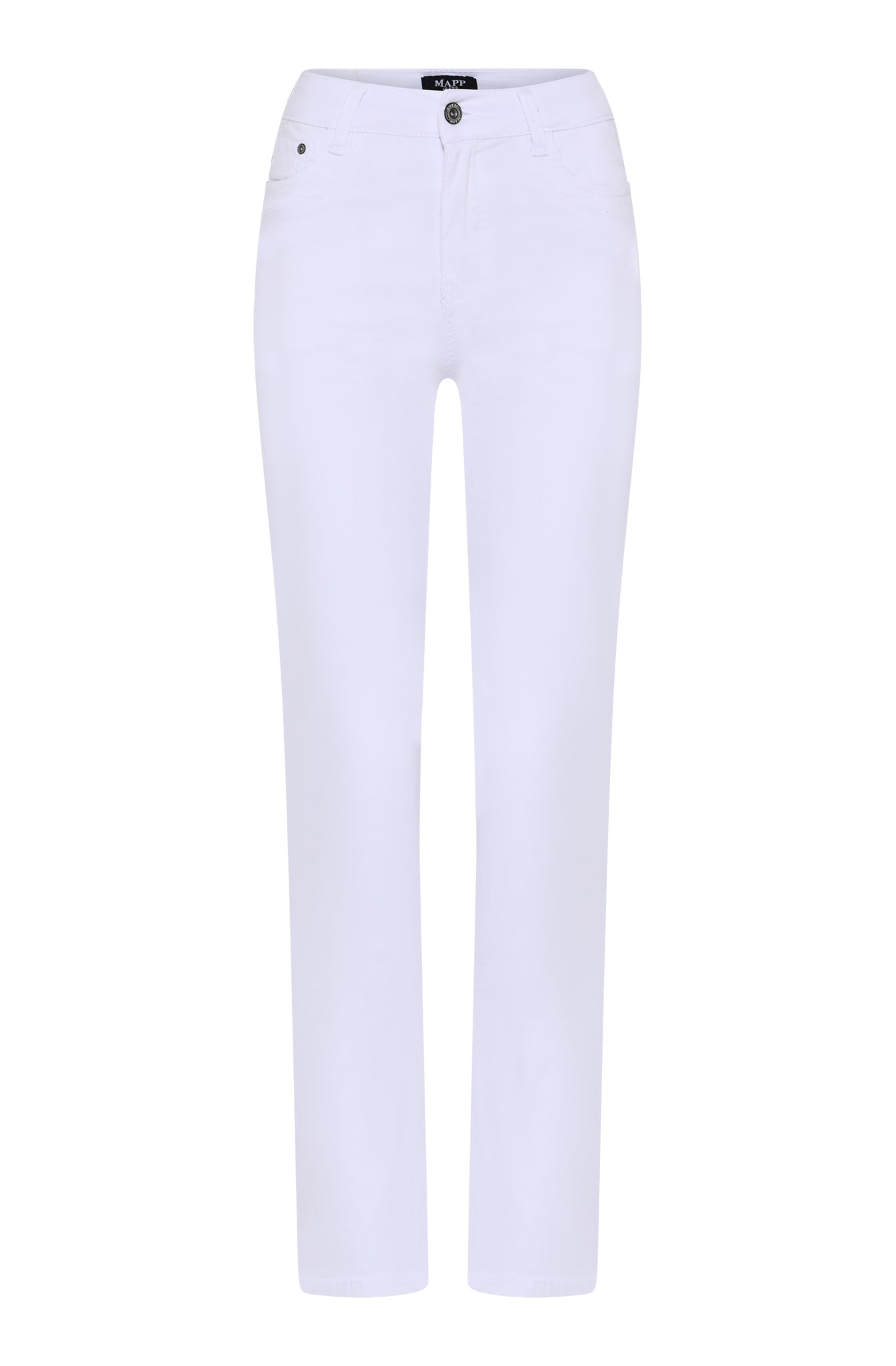 MAPP Patti Straight Twill Jeans DENIM/TWILL 10 WHITE