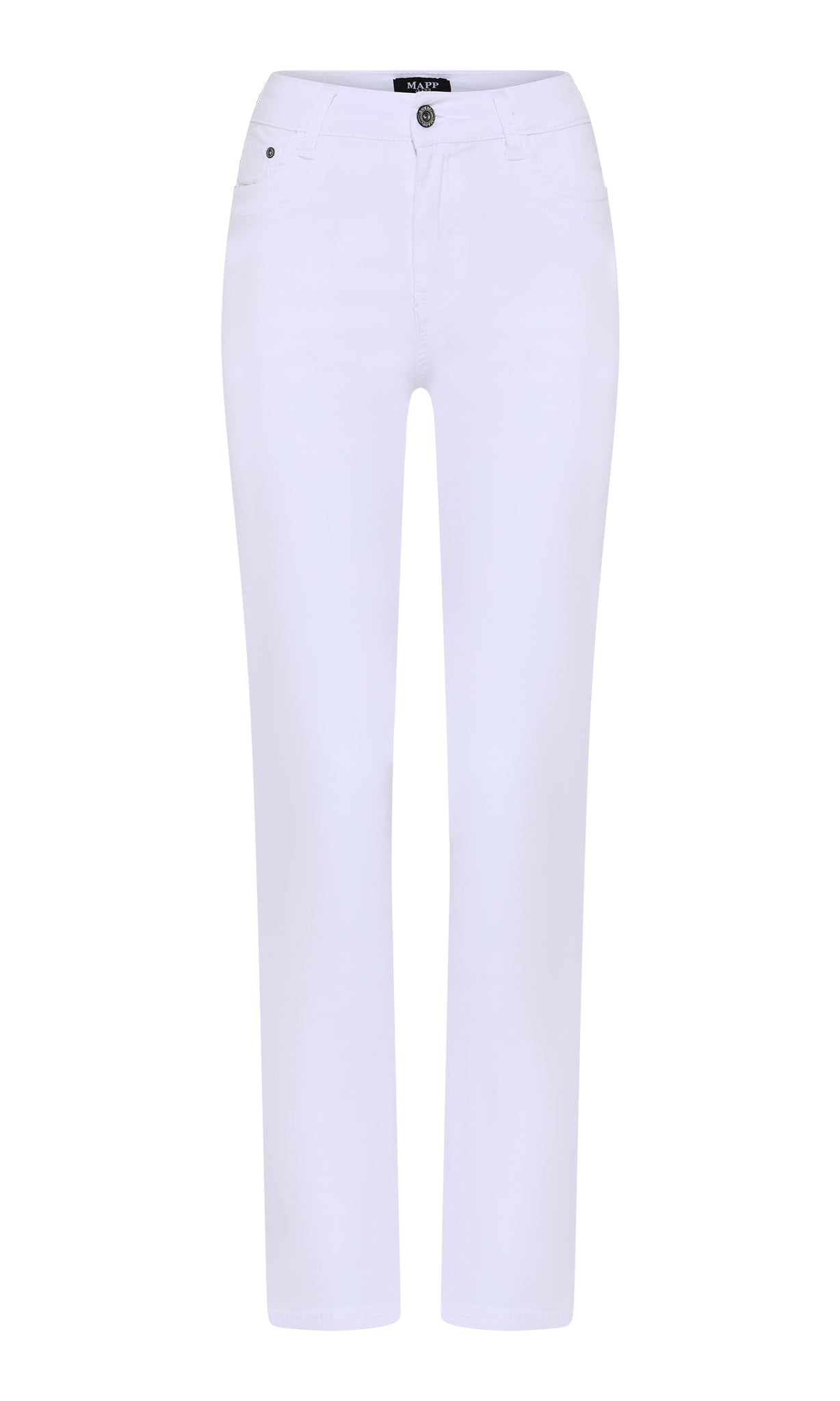 MAPP Patti Straight Twill Jeans DENIM/TWILL 10 WHITE